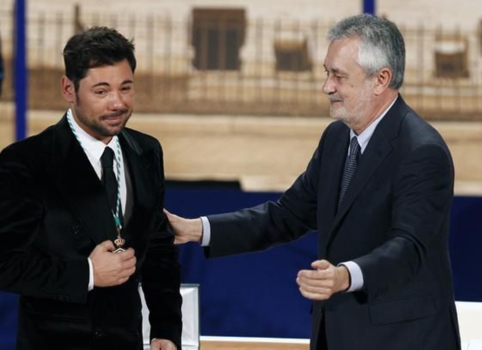 Miguel Poveda, Medalla de Andalucía.

Foto: Antonio Pizarro