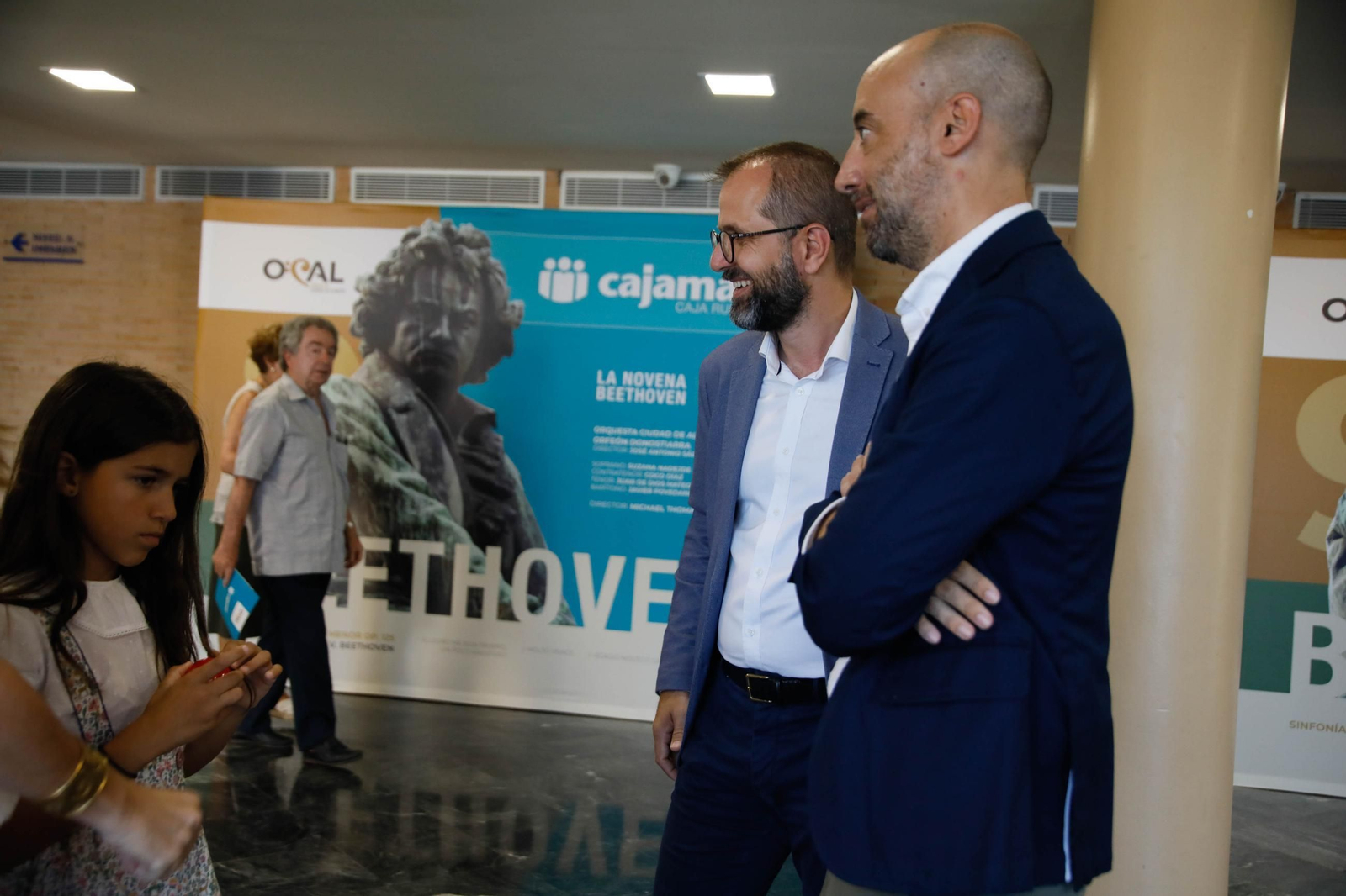 Imágenes de la novena Beethoven interpretado por la OCAL y Orfeón para Cajamar