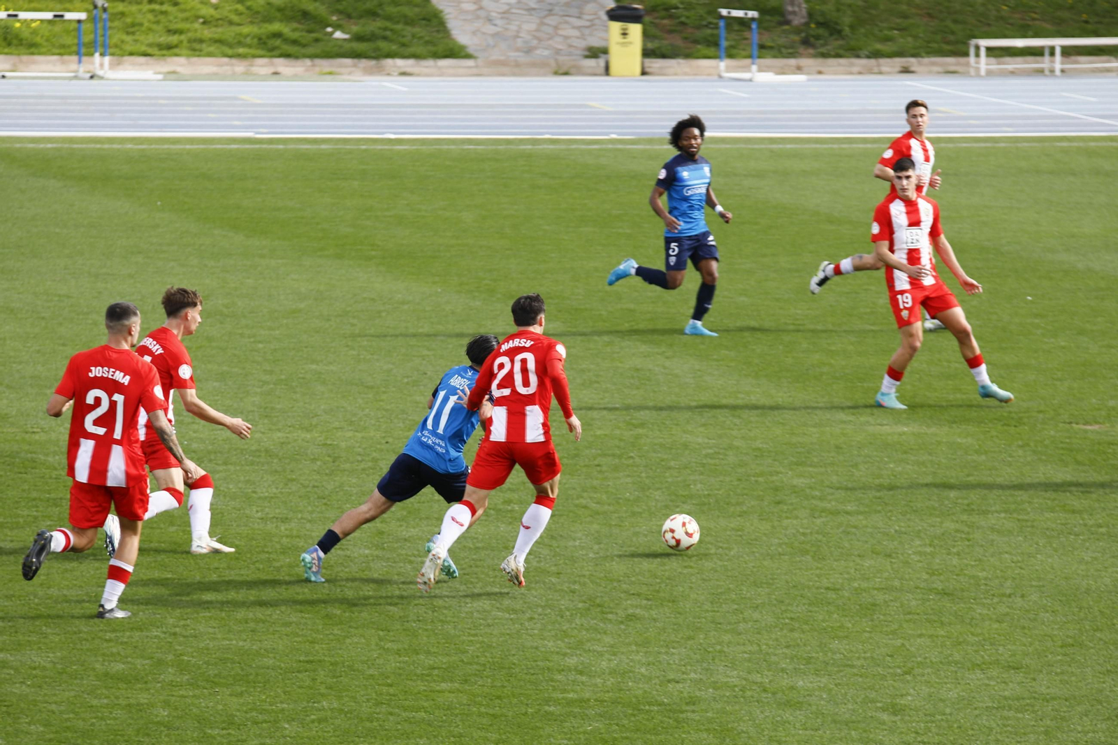 Imágenes del partido entre Almeria B contra Villanovense de segunda RFEF