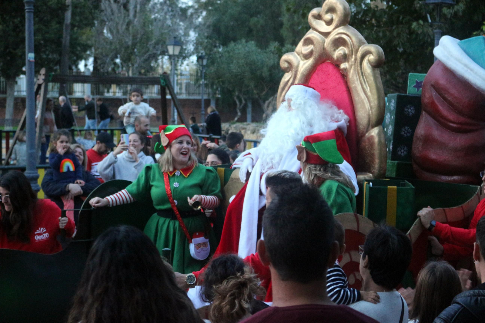 Visita de Papá Noel a Puerto Real