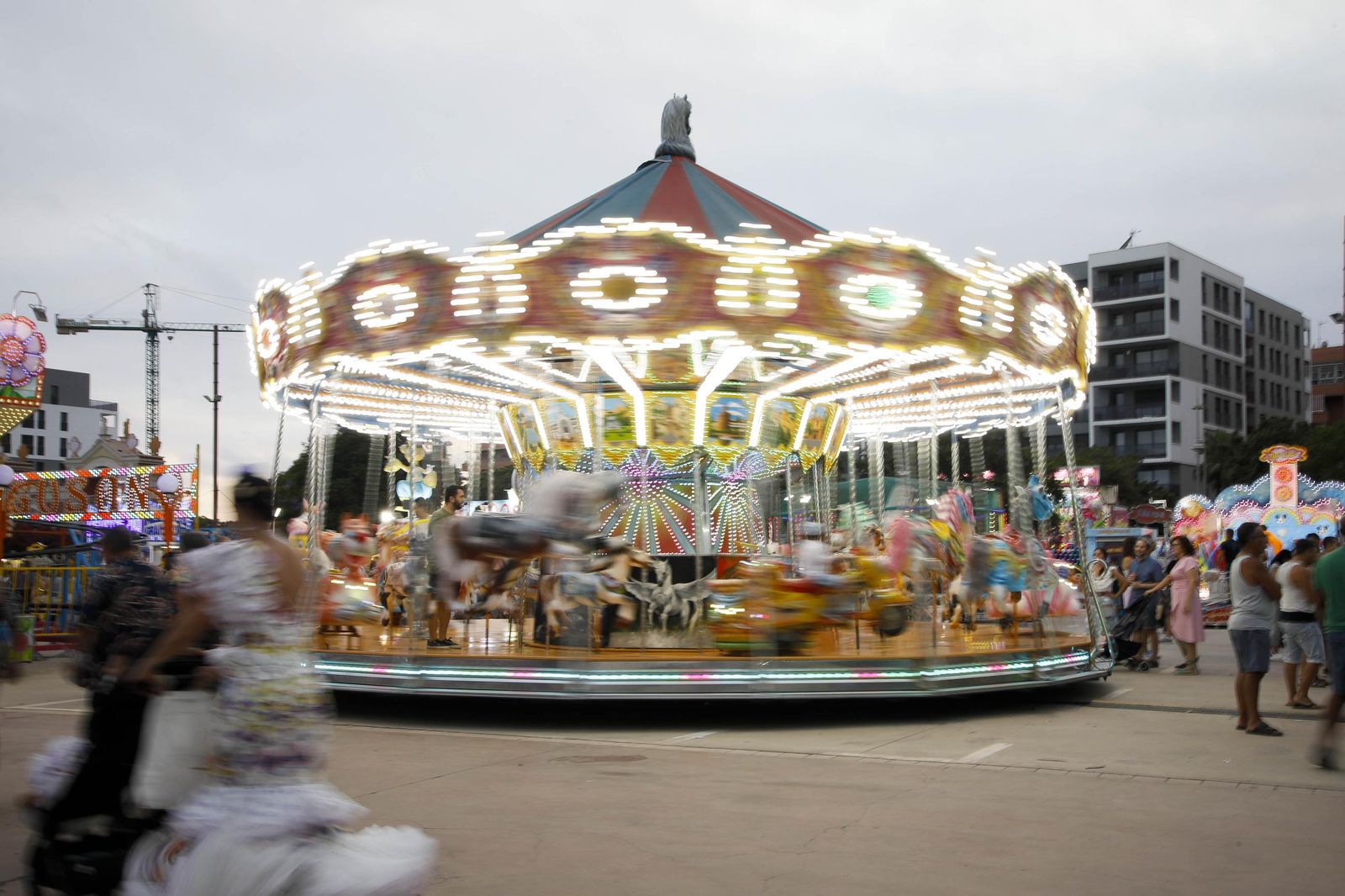 Las imágenes del lunes en la Feria de Almería sin ruidos