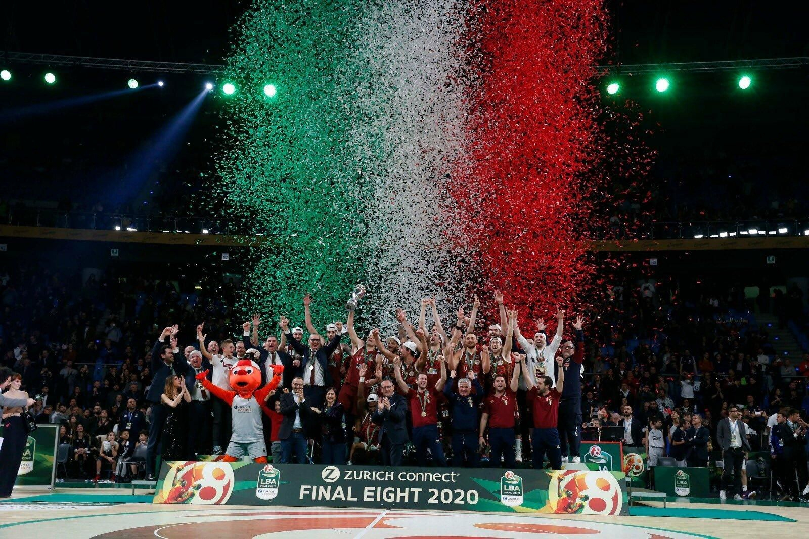 El Reyer Venezia celebra el título en Italia.