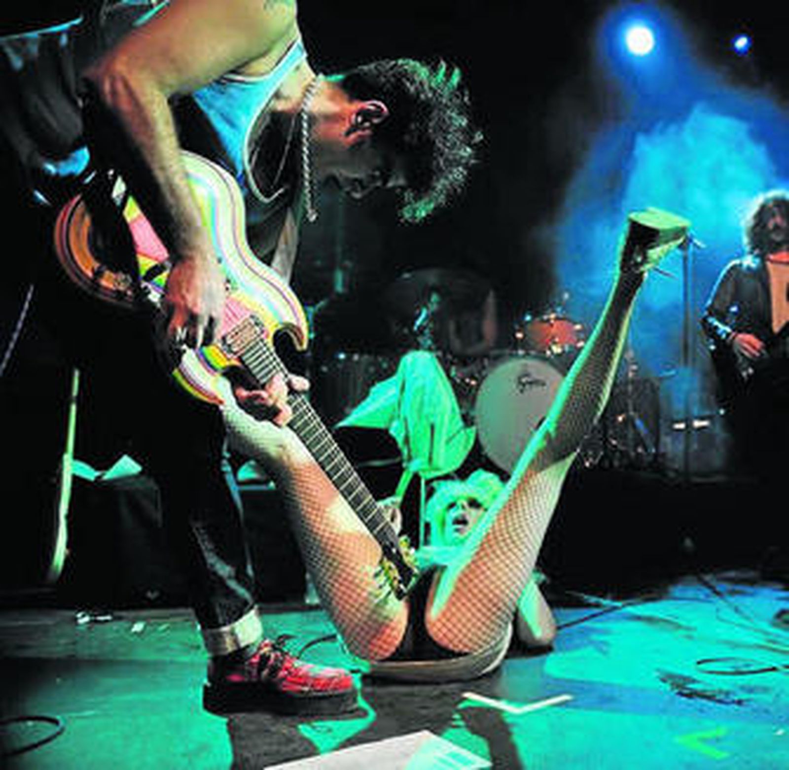 Detalle de una de las fotografías de Grimaldi incluida en la exposición.