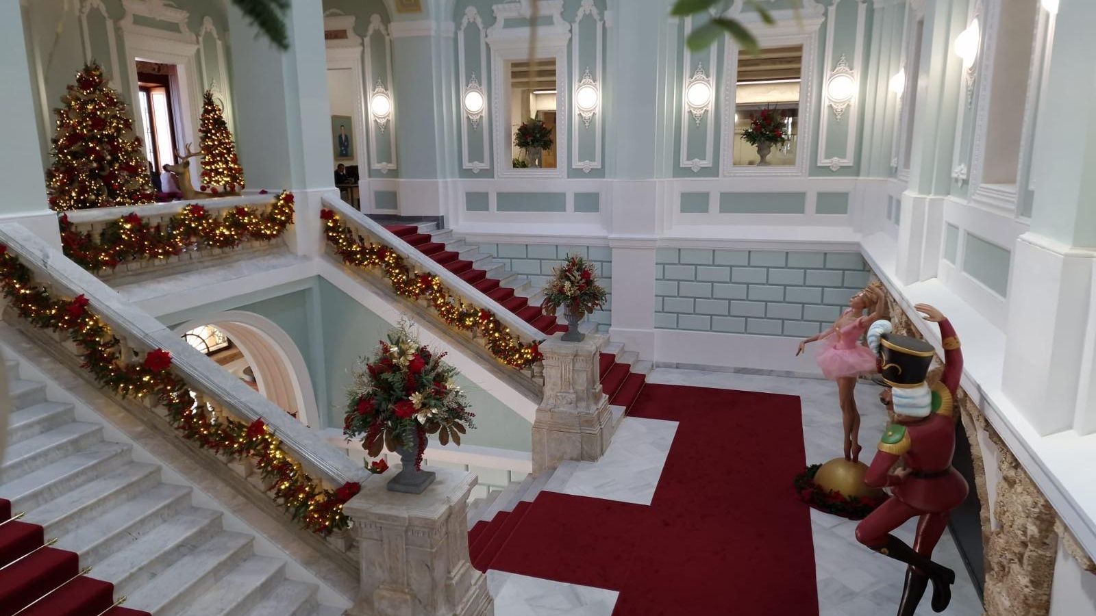 Decoración de Navidad en el Ayuntamiento de San Fernando