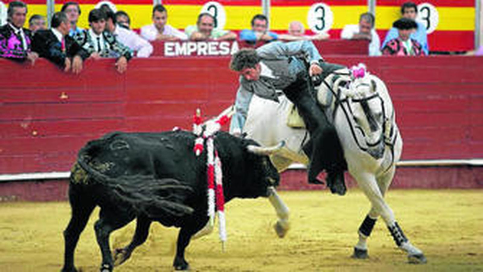 Hermoso de Mendoza, en su actuación en la Feria de Almería.