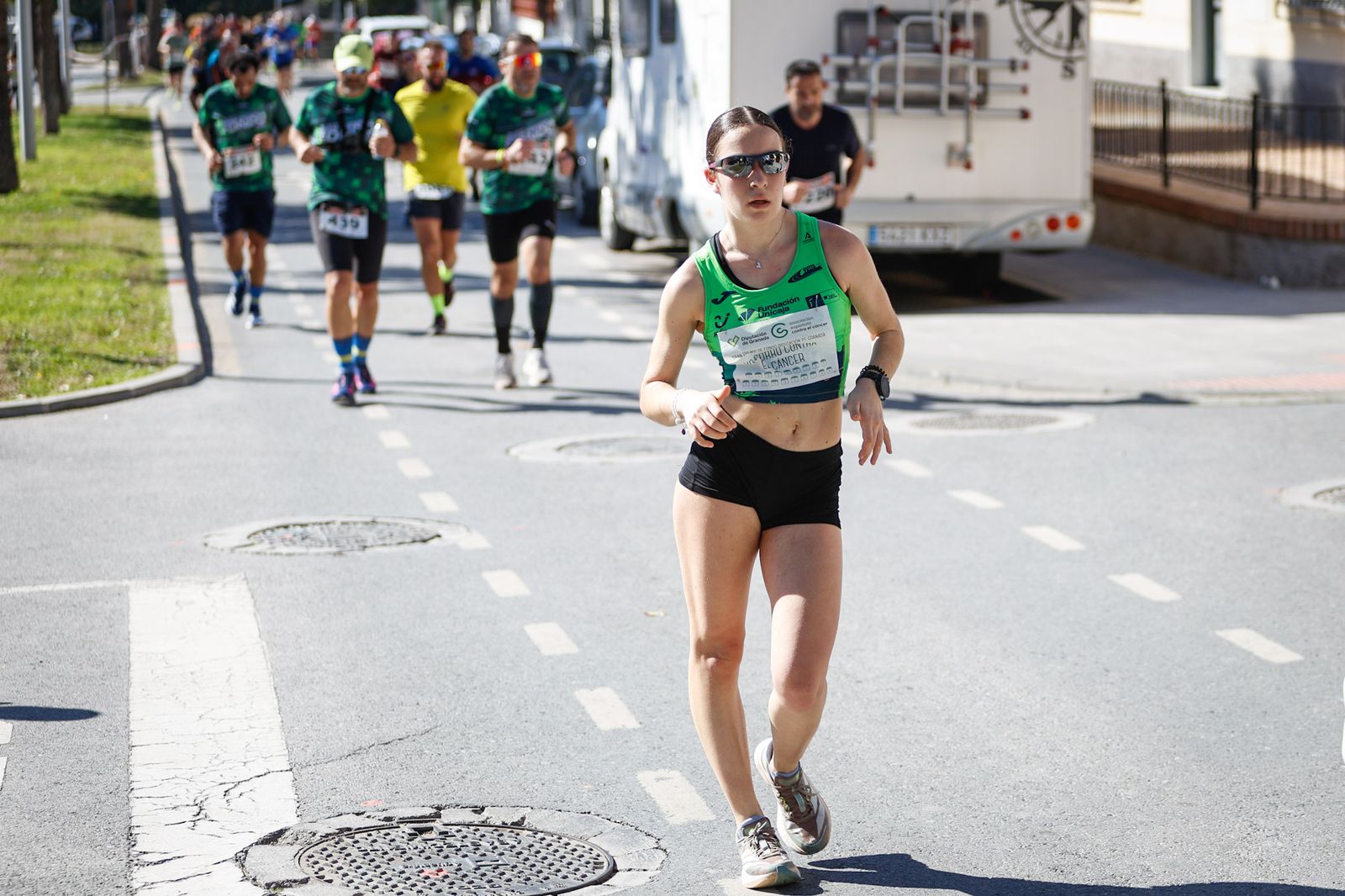 Encuéntrate en el inicio en Albolote del Gran Premio de Fondo de la Diputación