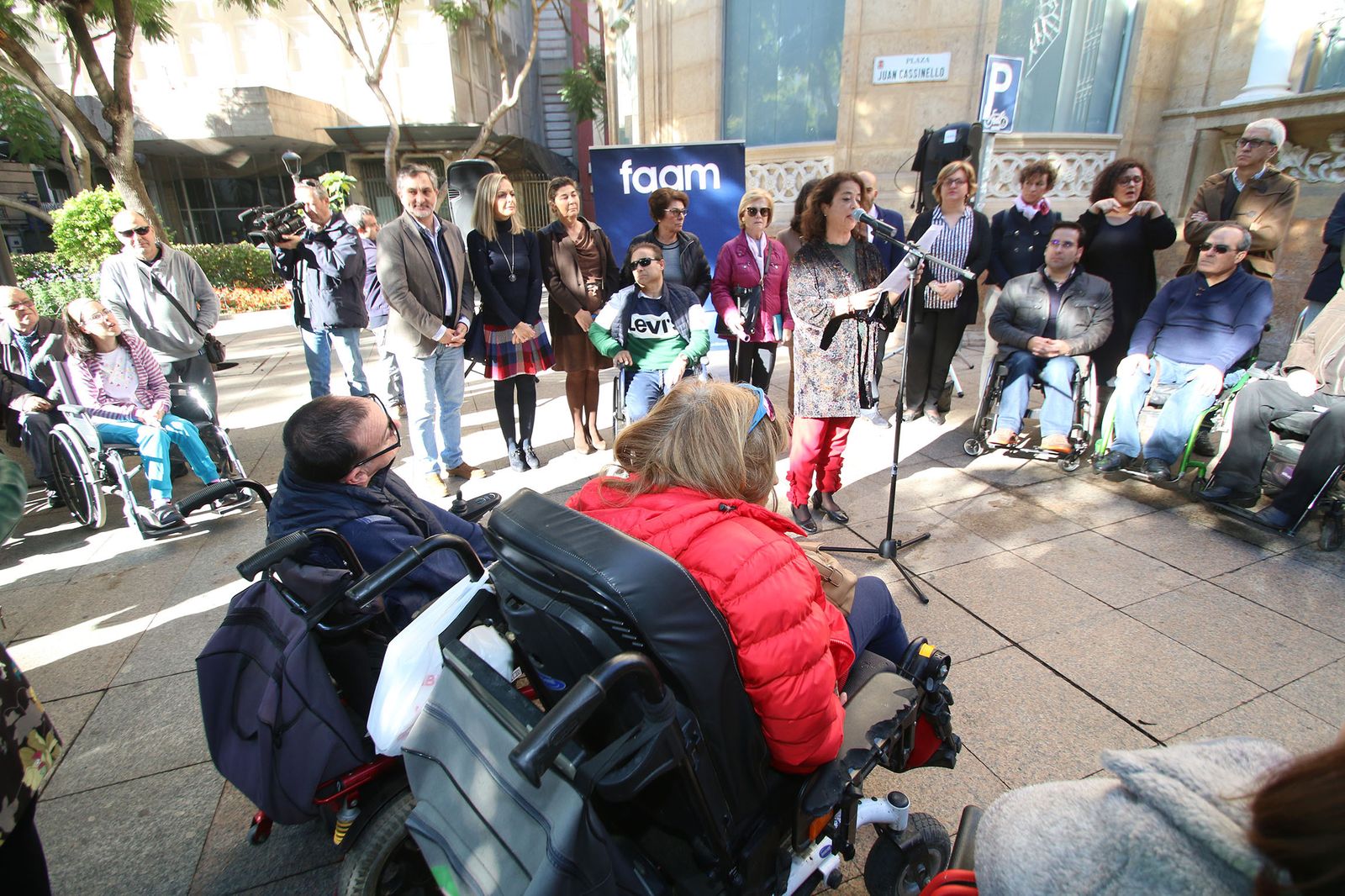 Día Internacional de las Personas con Discapacidad celebrado en la capital hace unos años.