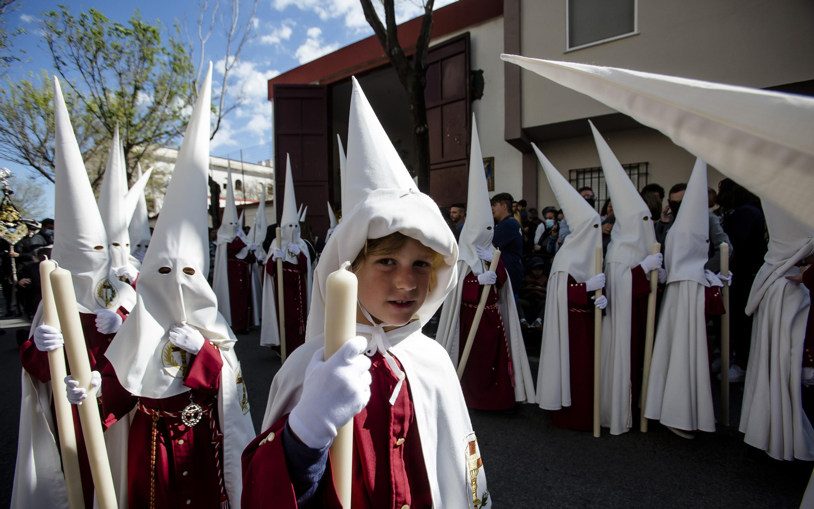 Las imágenes de la cofradía de Oración en el huerto en la Semana Santa de Cádiz 2022