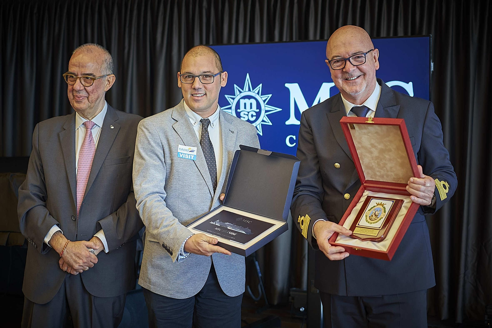 Primera escala en Cádiz del crucero MSC Seaside