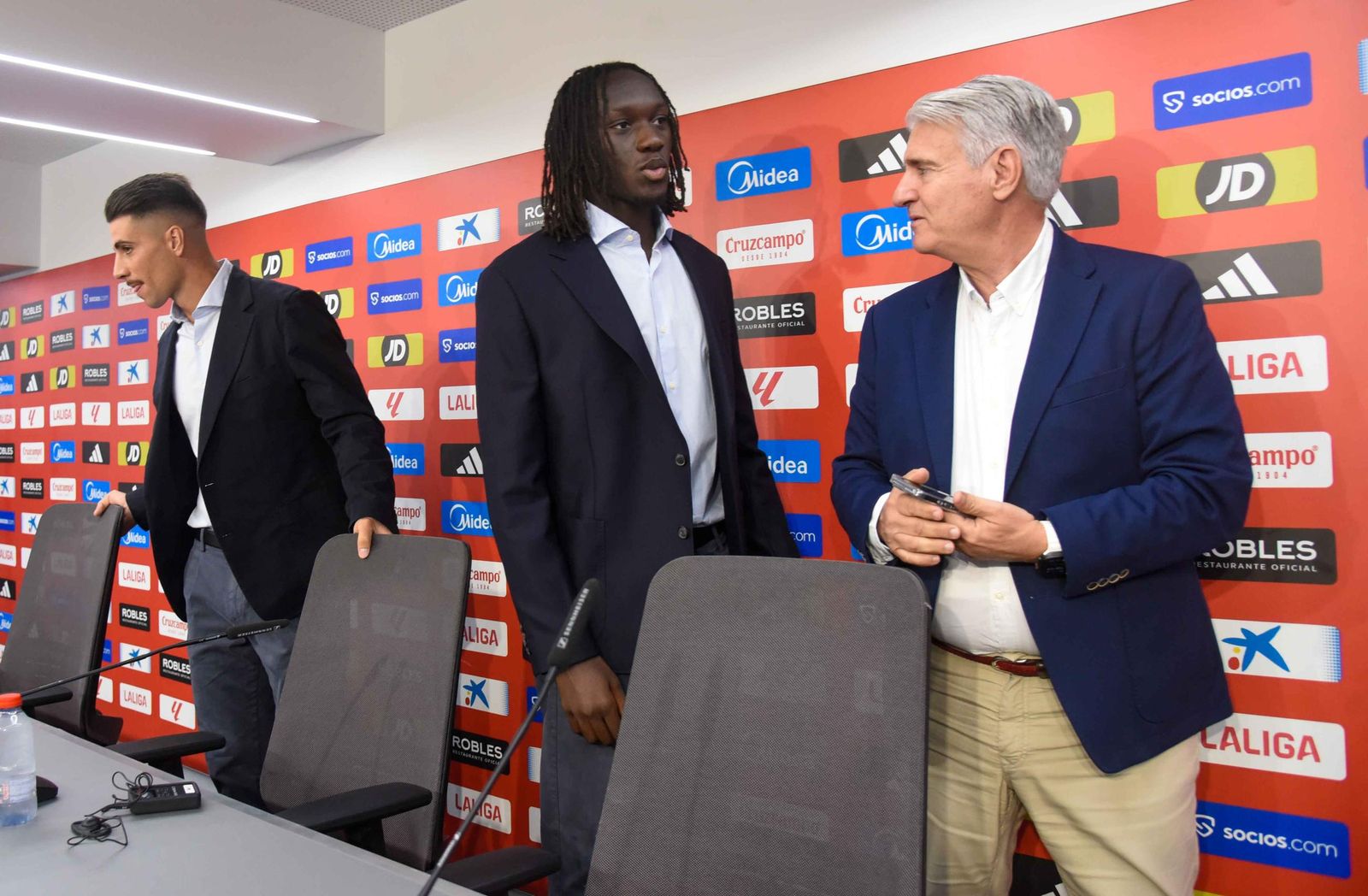Presentación de Fabio Cardoso y Batista Mendy