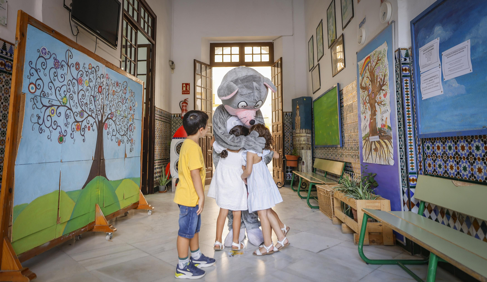 Las imágenes de la vuelta al colegio