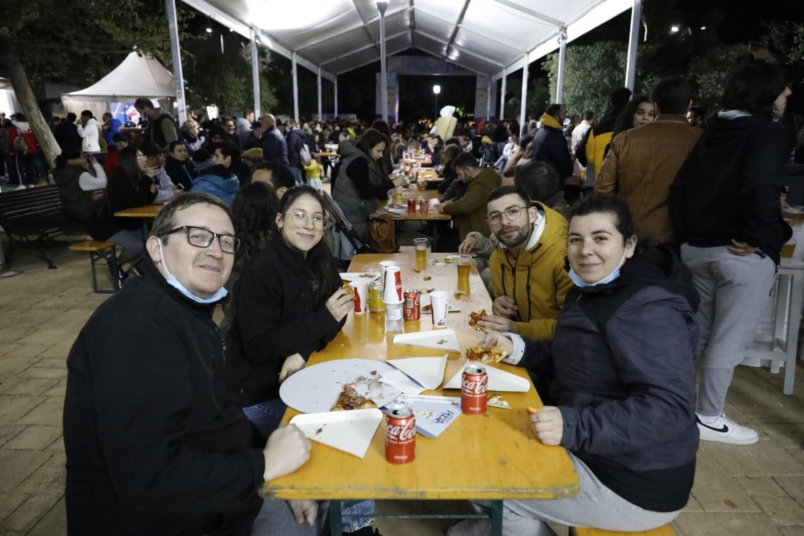 Inauguración del Festival de la Pizza de Rota.