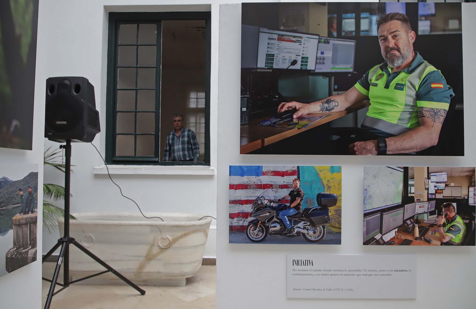 Fotos de la exposición fotográfica de la Guardia Civil en el Museo Municipal de Algeciras