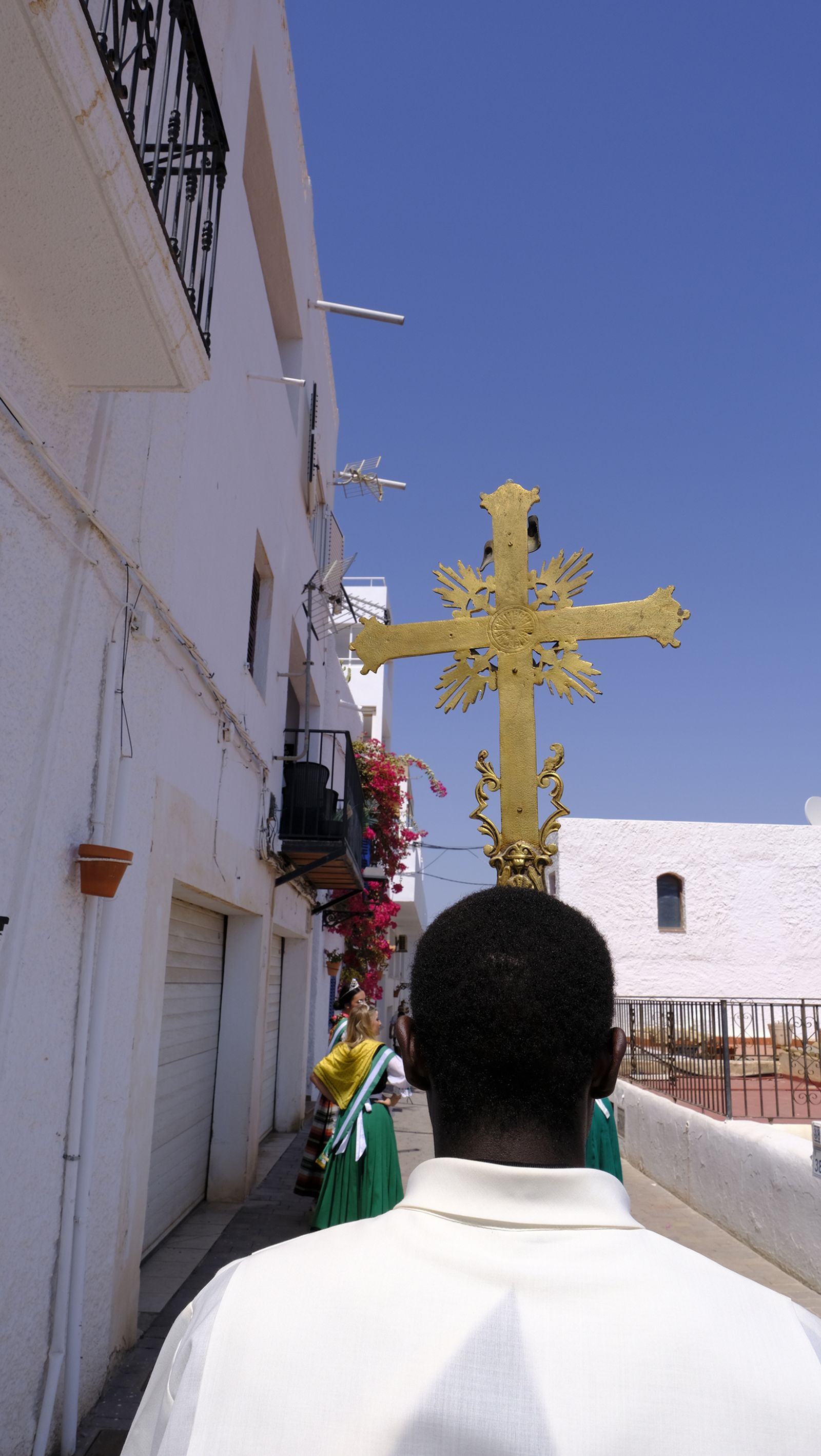 La Procesión de San Agustín en Mojácar, en imágenes