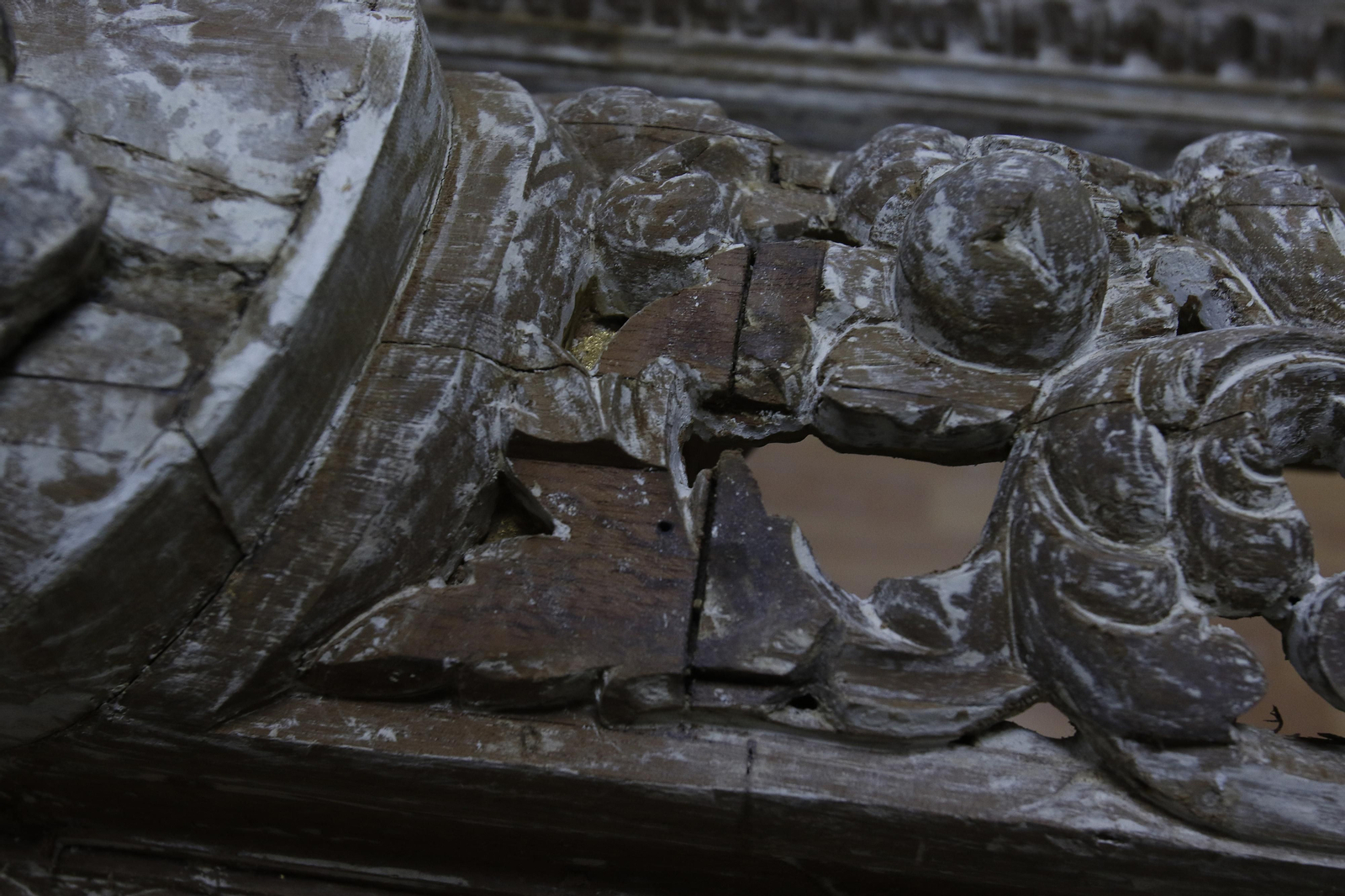 Restauración del paso de La Mortaja