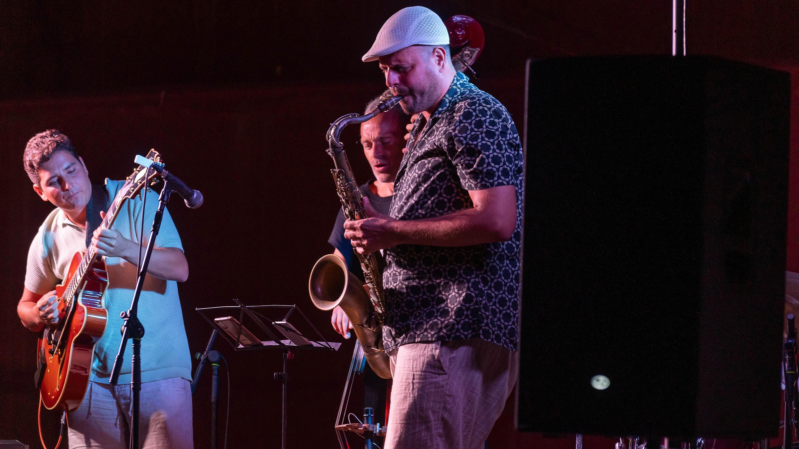 Jazz al relente de Rizoma ' Caballero & Oliver quartet ' en Alcultura, en imágenes