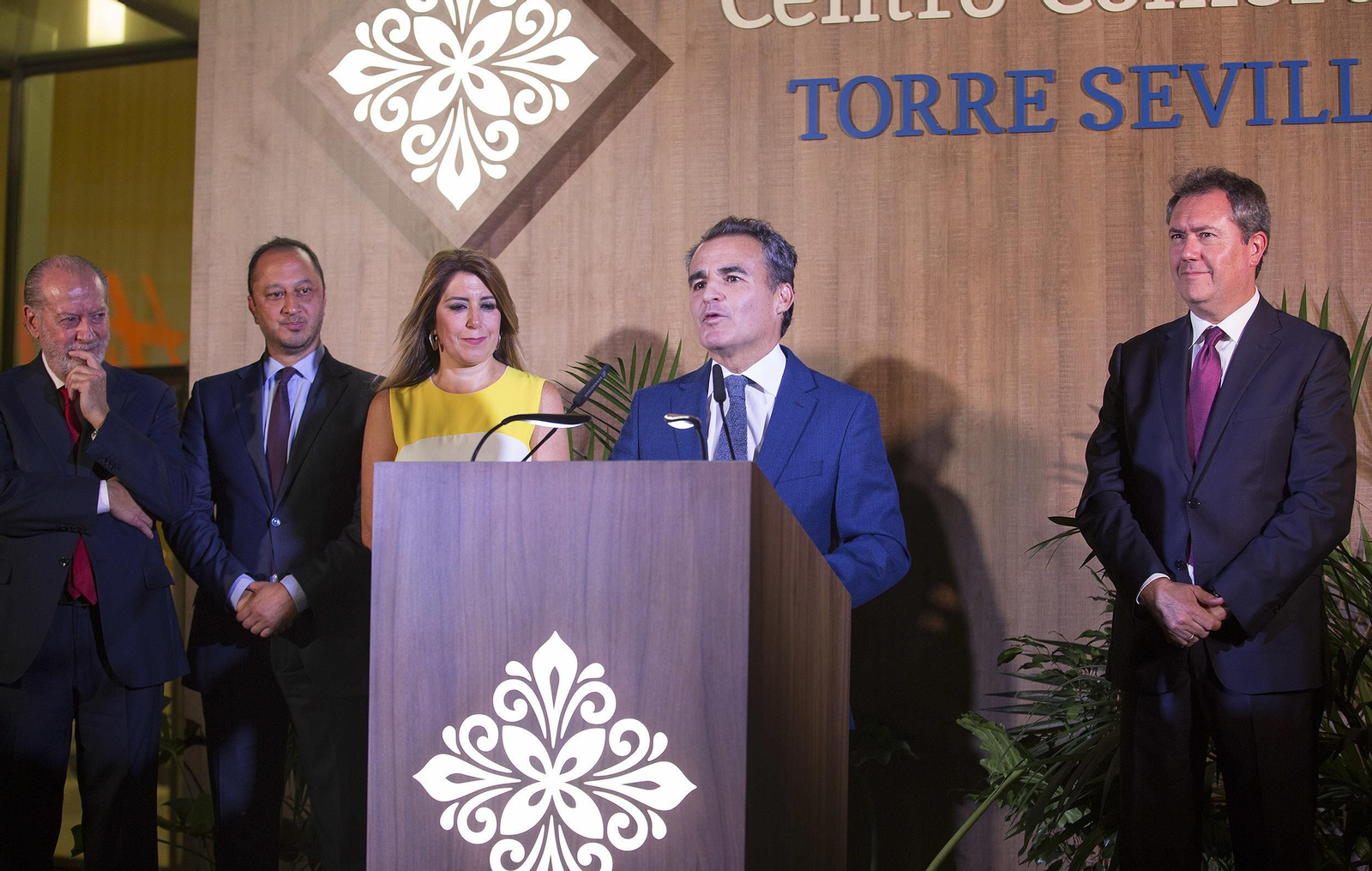 La inauguración del centro comercial Torre Sevilla, en imágenes