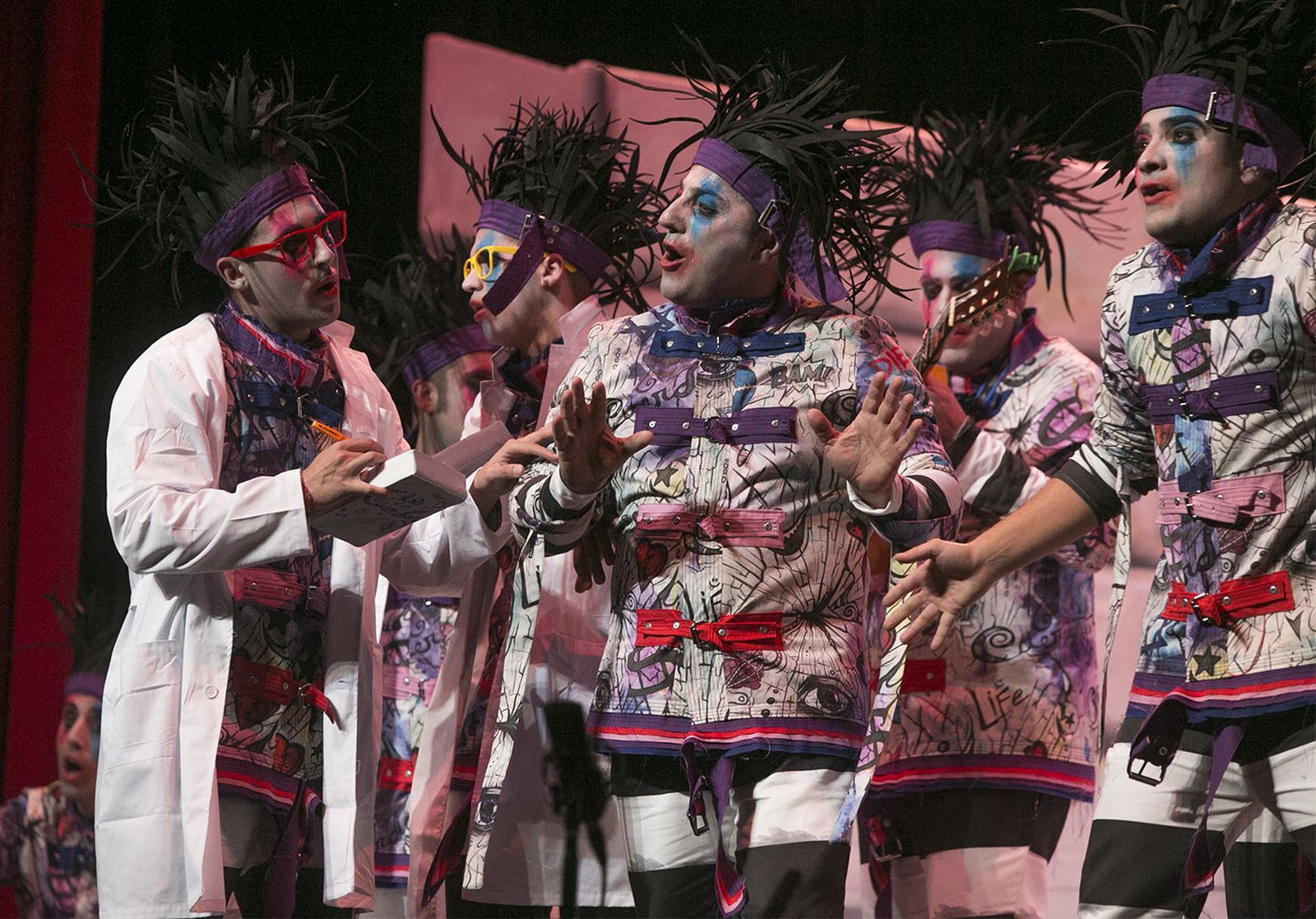 Las imágenes del sexto días de preliminares del Carnaval Colombino