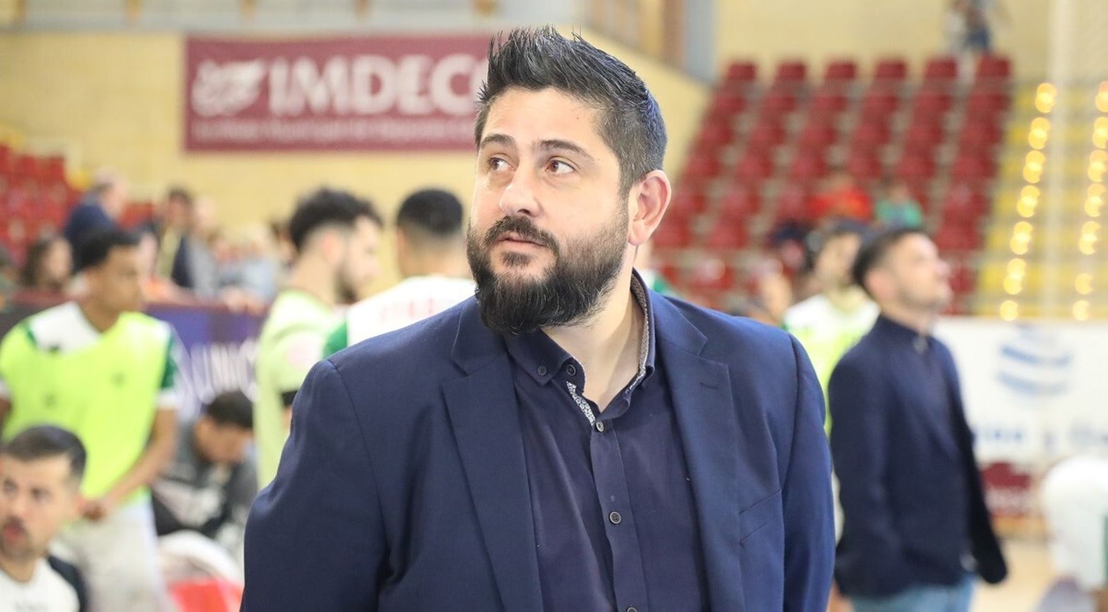 Josan González, durante el encuentro ante el Peñíscola.