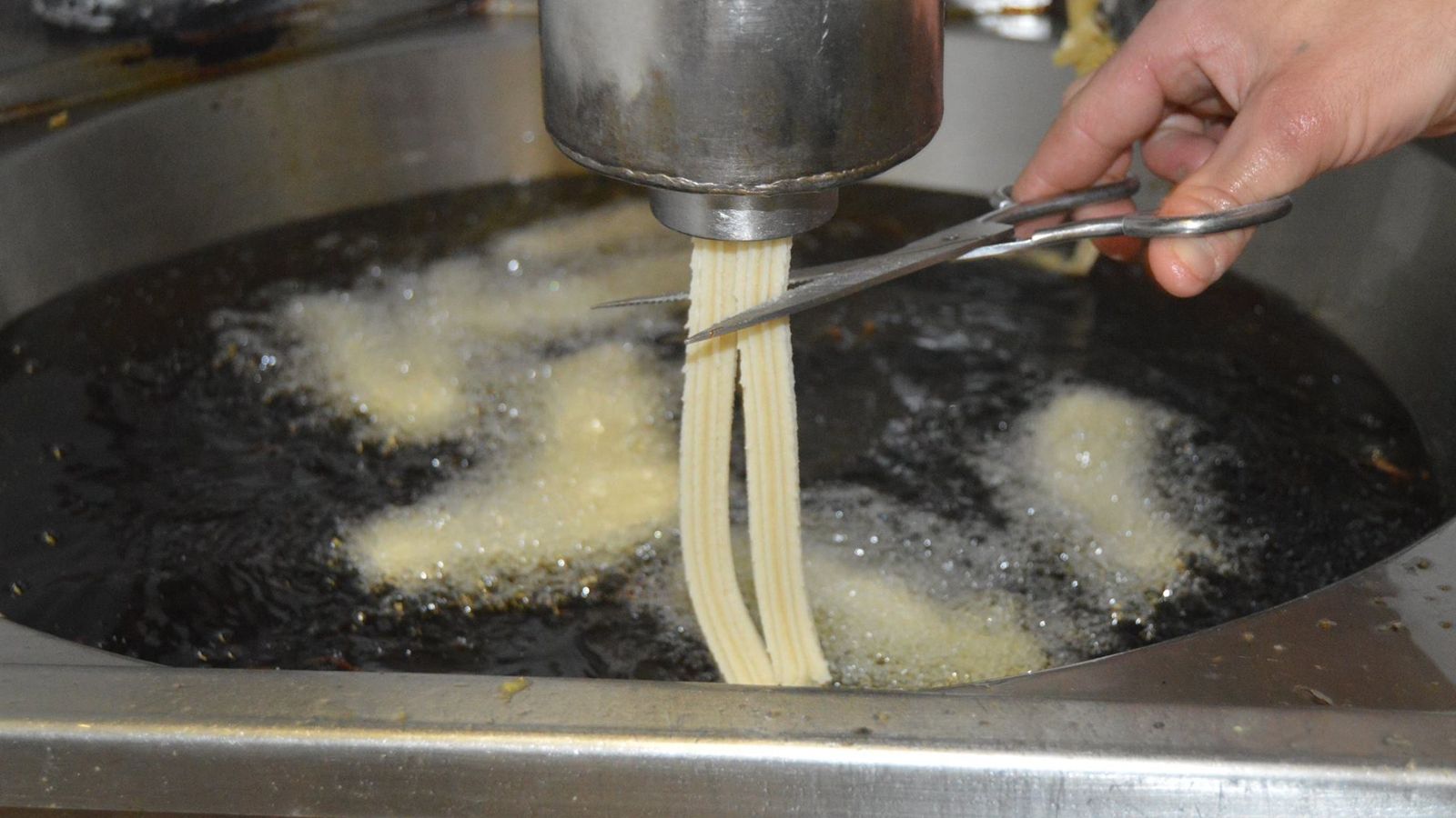 Churros en la Cafetería de la Rosa