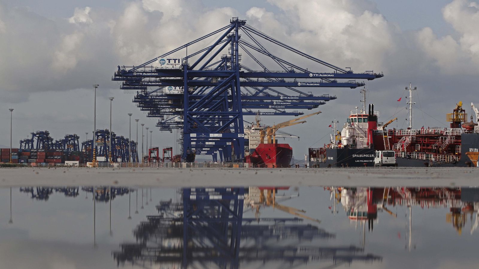 Grúas del Puerto de Algeciras. Grúas del Puerto de Algeciras.