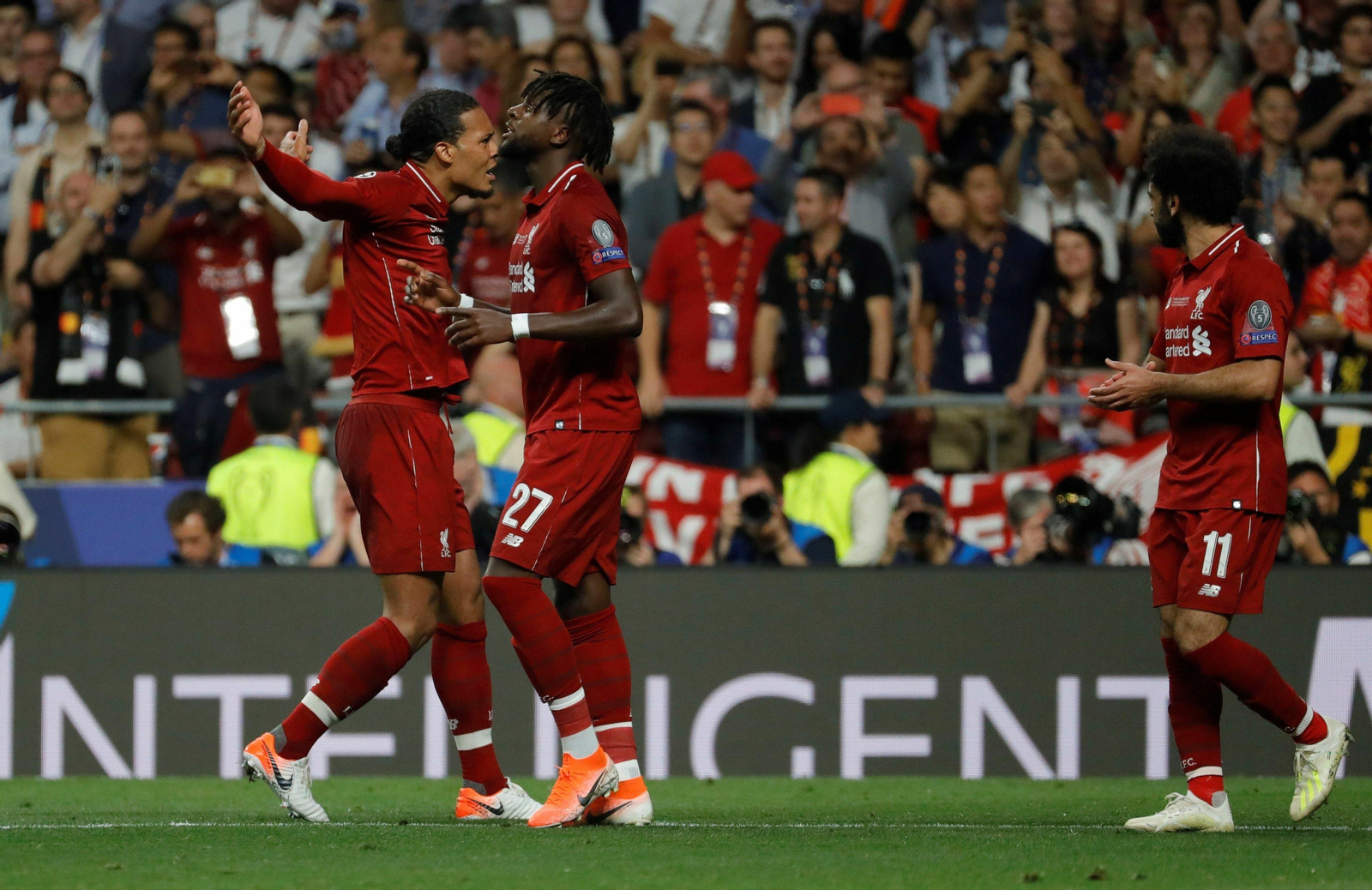 Imágenes de la final de la Liga de Campeones.