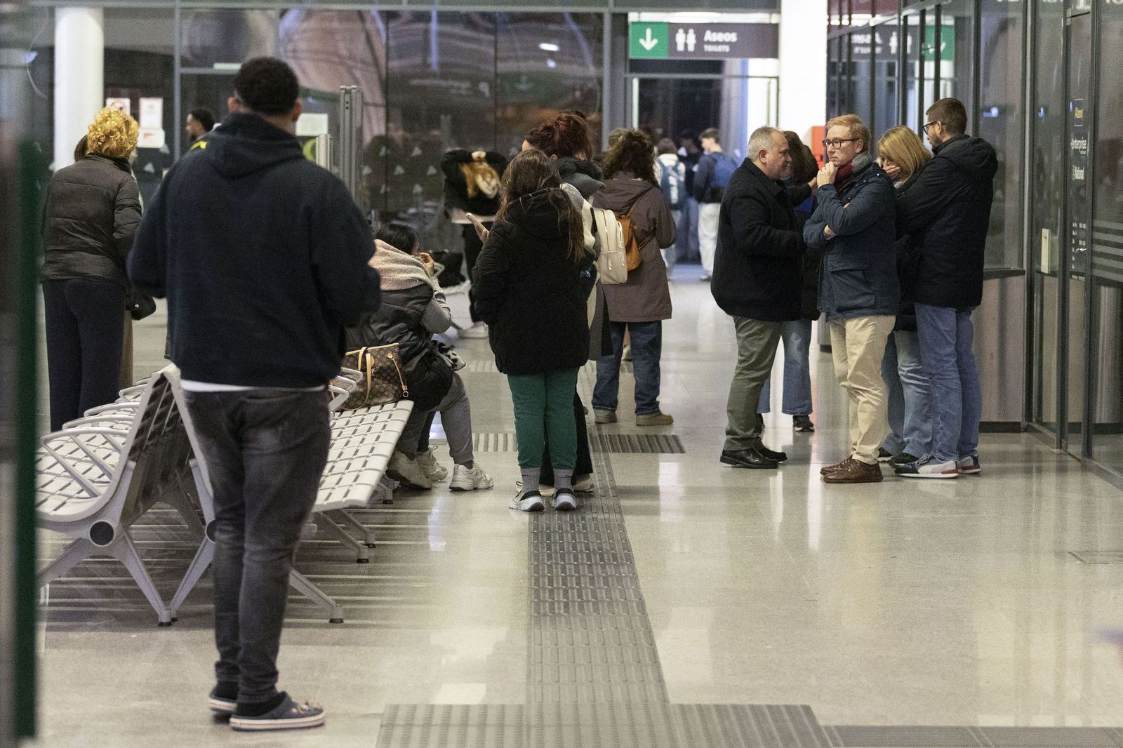 Usuarios afectados por el descarralimiento.