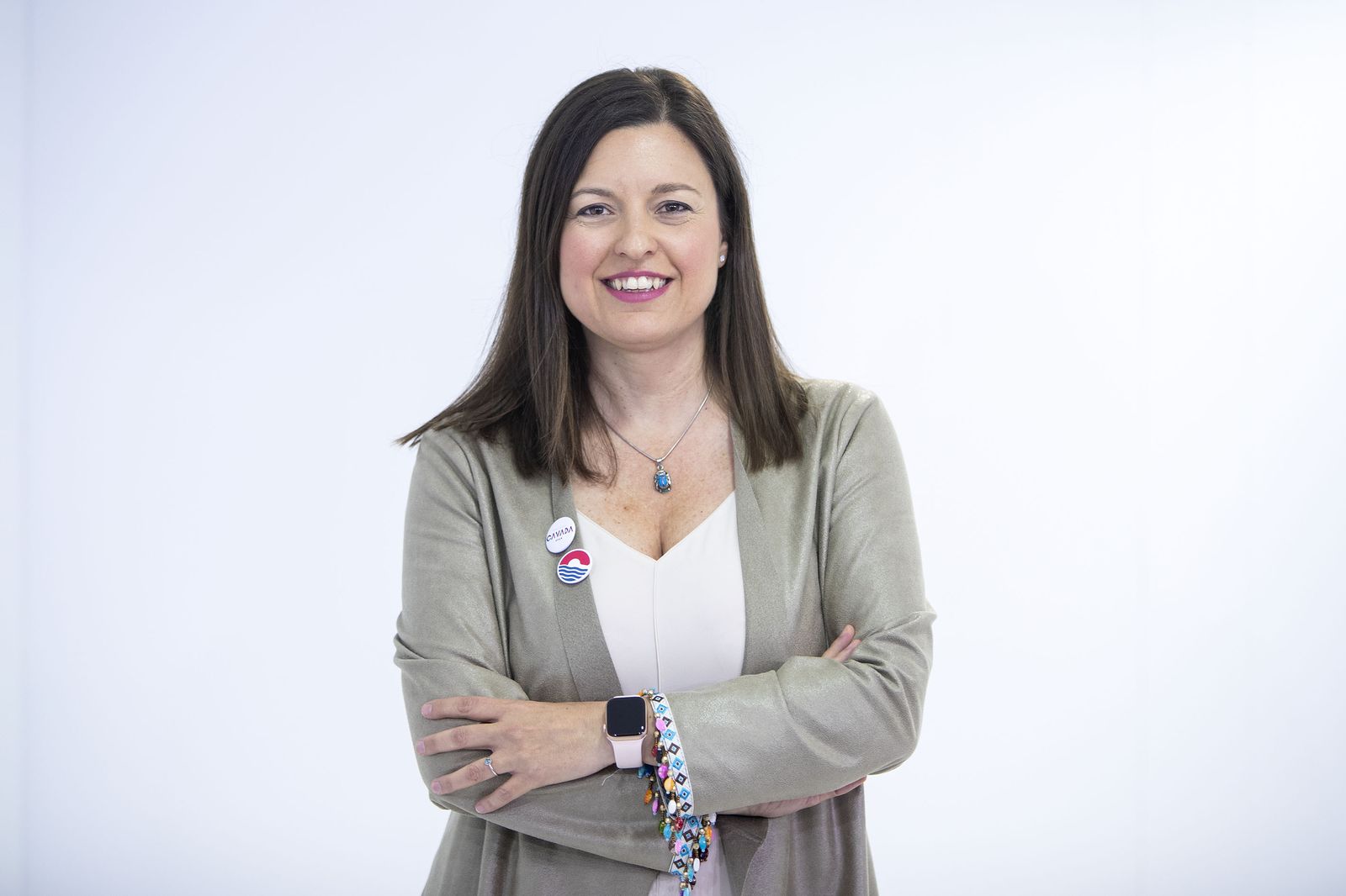 Patricia Cavada, durante la pasada campaña de las elecciones municipales.