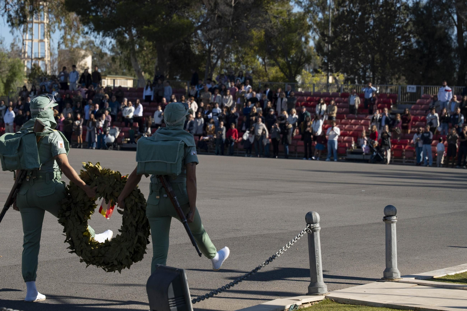 Así conmemora el día de la Inmaculada Concepción la Brigada de la Legión en Almería y despide al contingente que parte a Eslovaquia