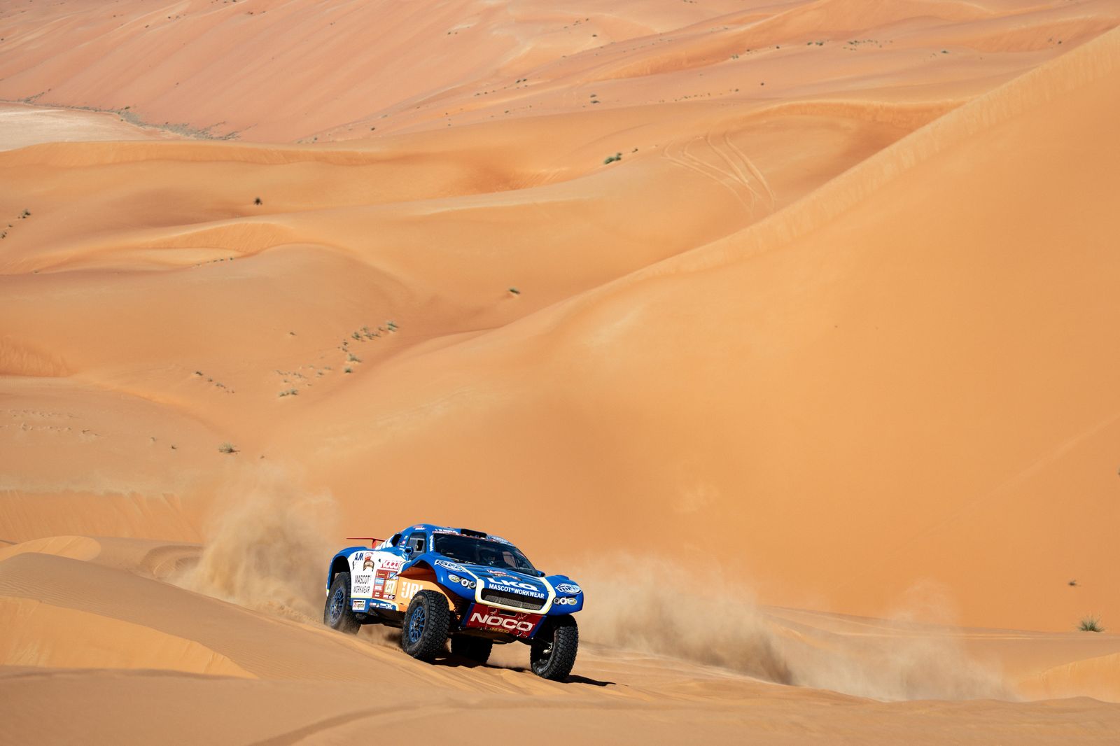 Las mejores fotos del Dakar por las dunas