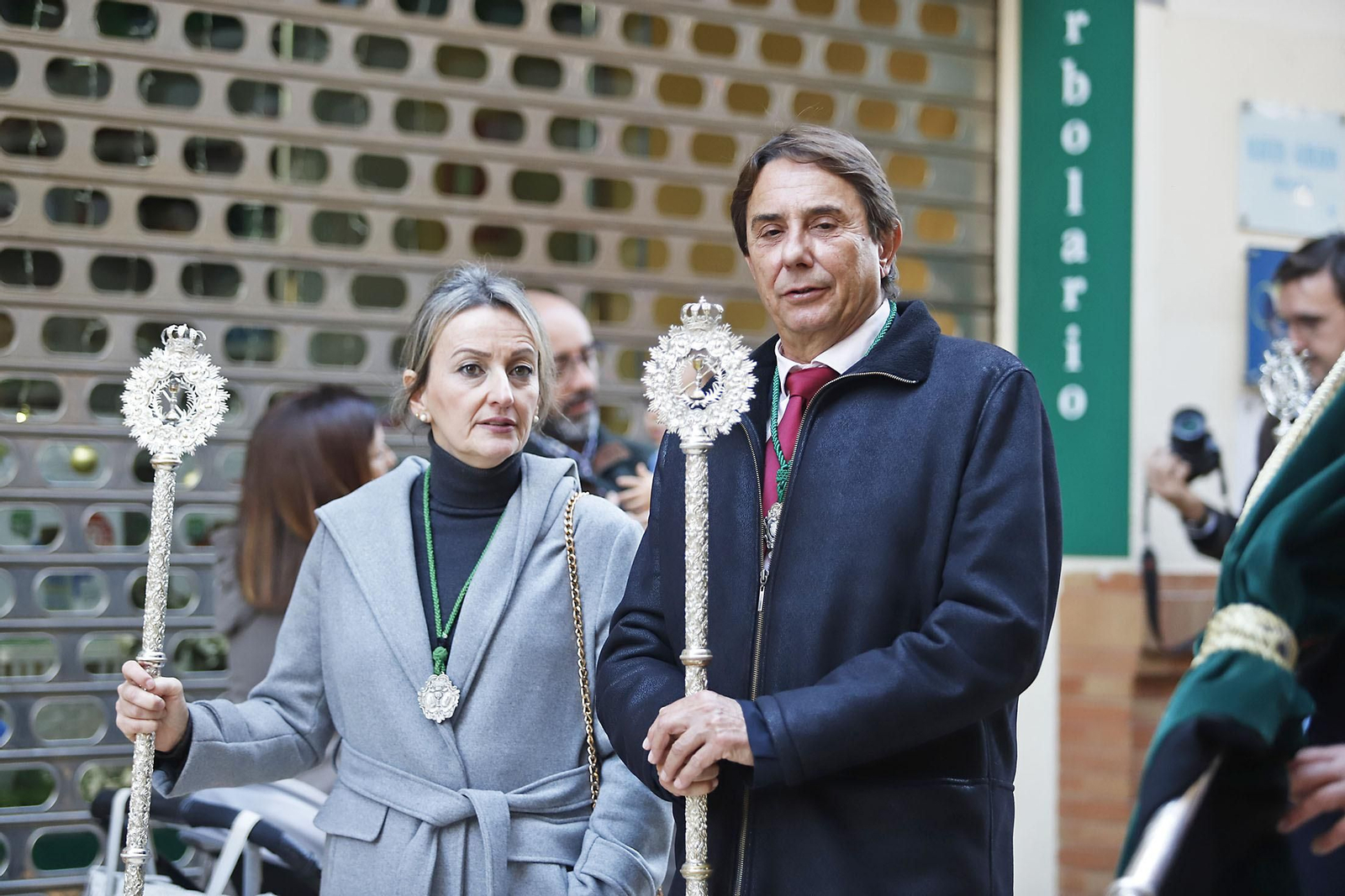 Imágenes de la procesión de la Purísima Concepción por las calles del el centro