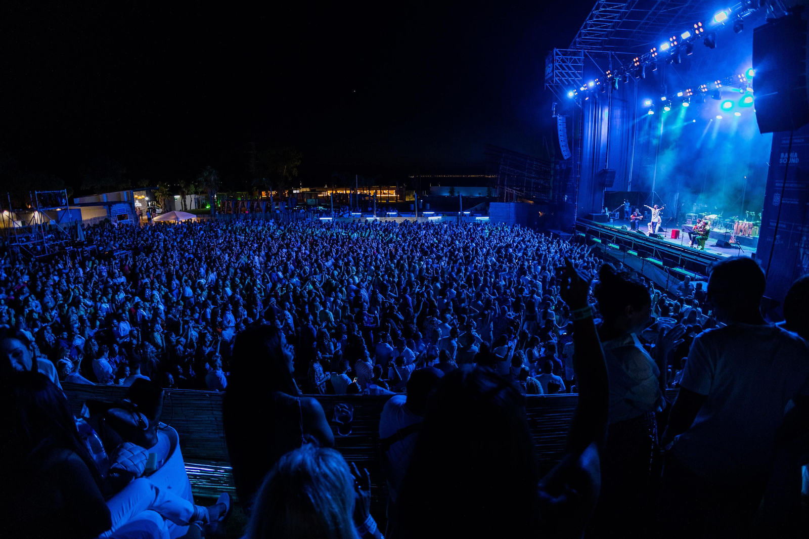 Raúle, en concierto en el Bahía Sound de San Fernando