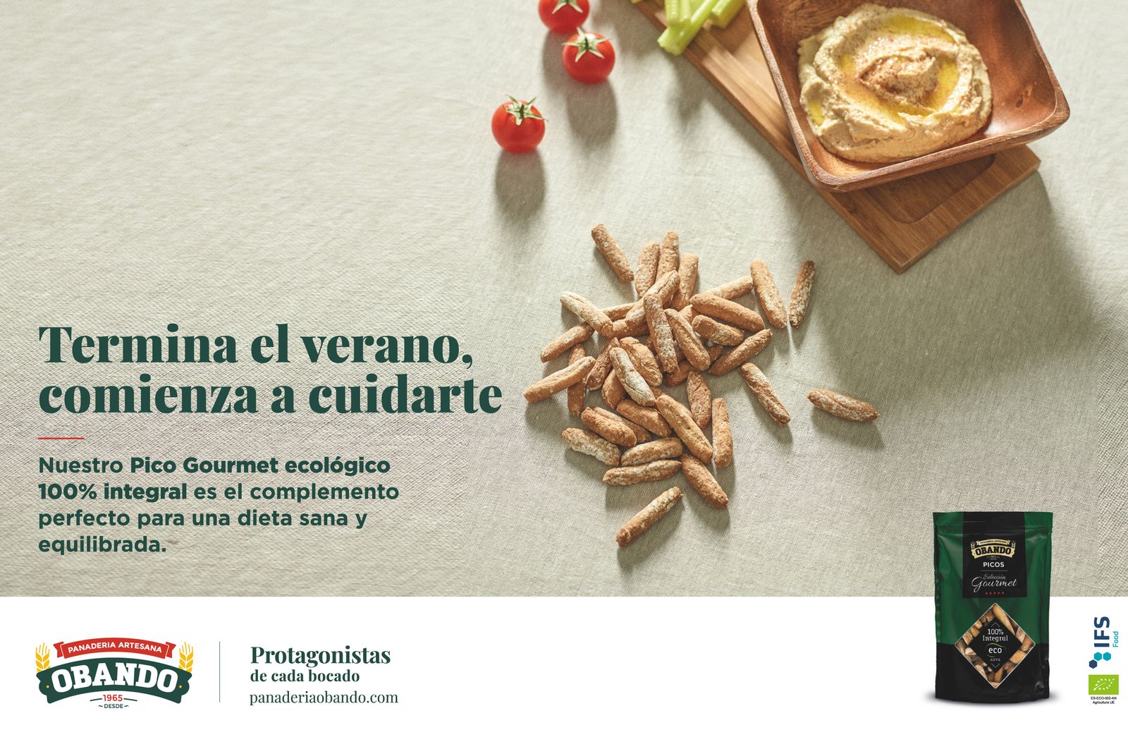 Llega la hora de cuidarte con Panadería Obando