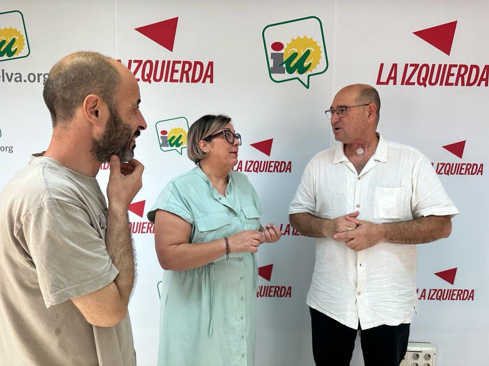 Mónica Rossi junto a Gumersindo Salas.