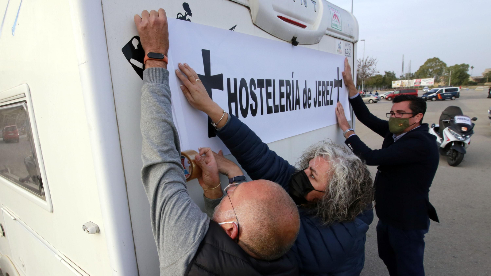 Los autónomos vuelven a manifestarse en caravana