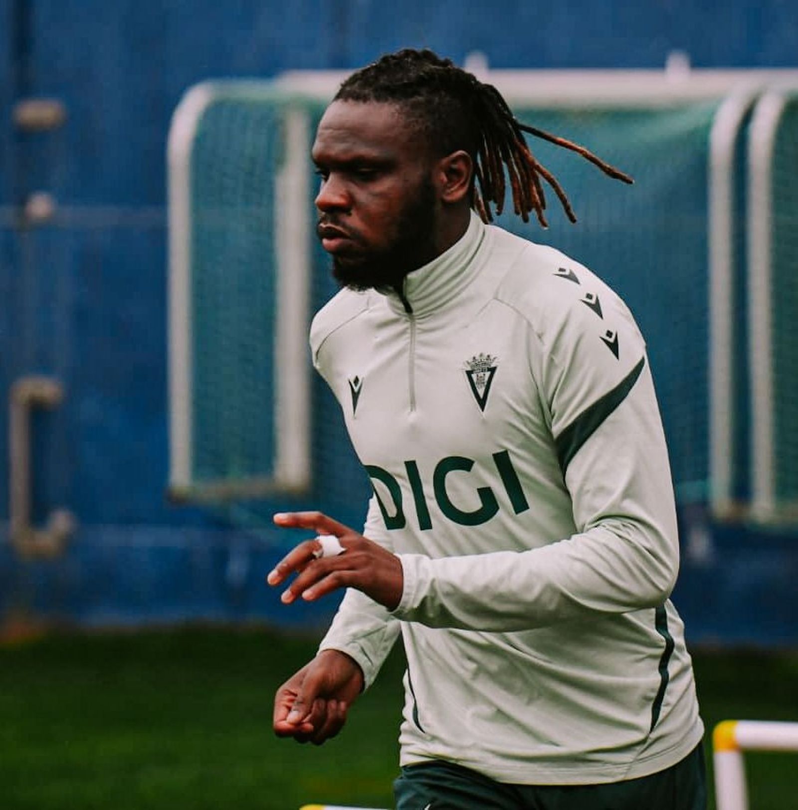 Kouamé en la sesión del martes.