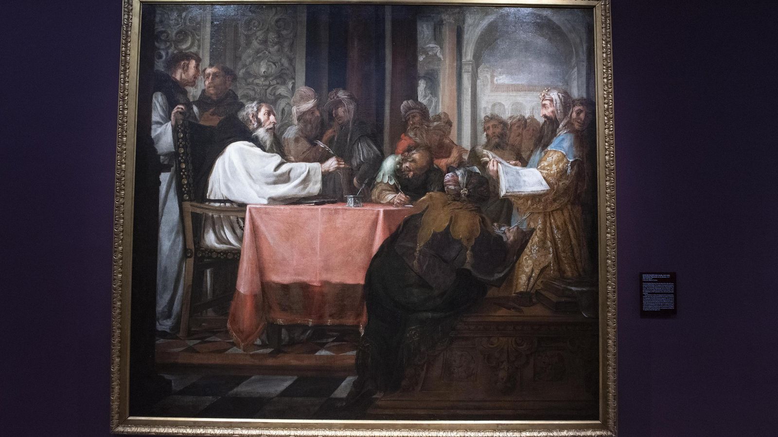 'San Jerónimo disputando con los doctores paganos'.