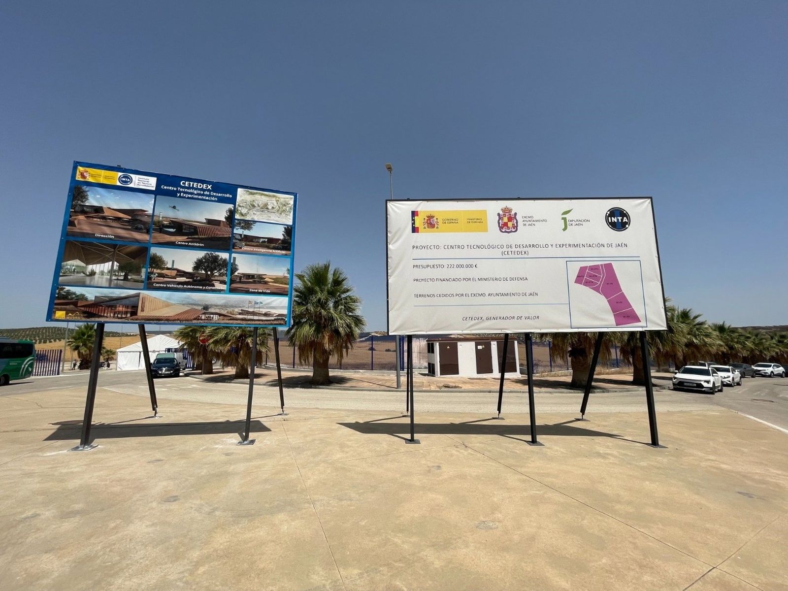 Acceso a los terrenos del Cetedex/Archivo.