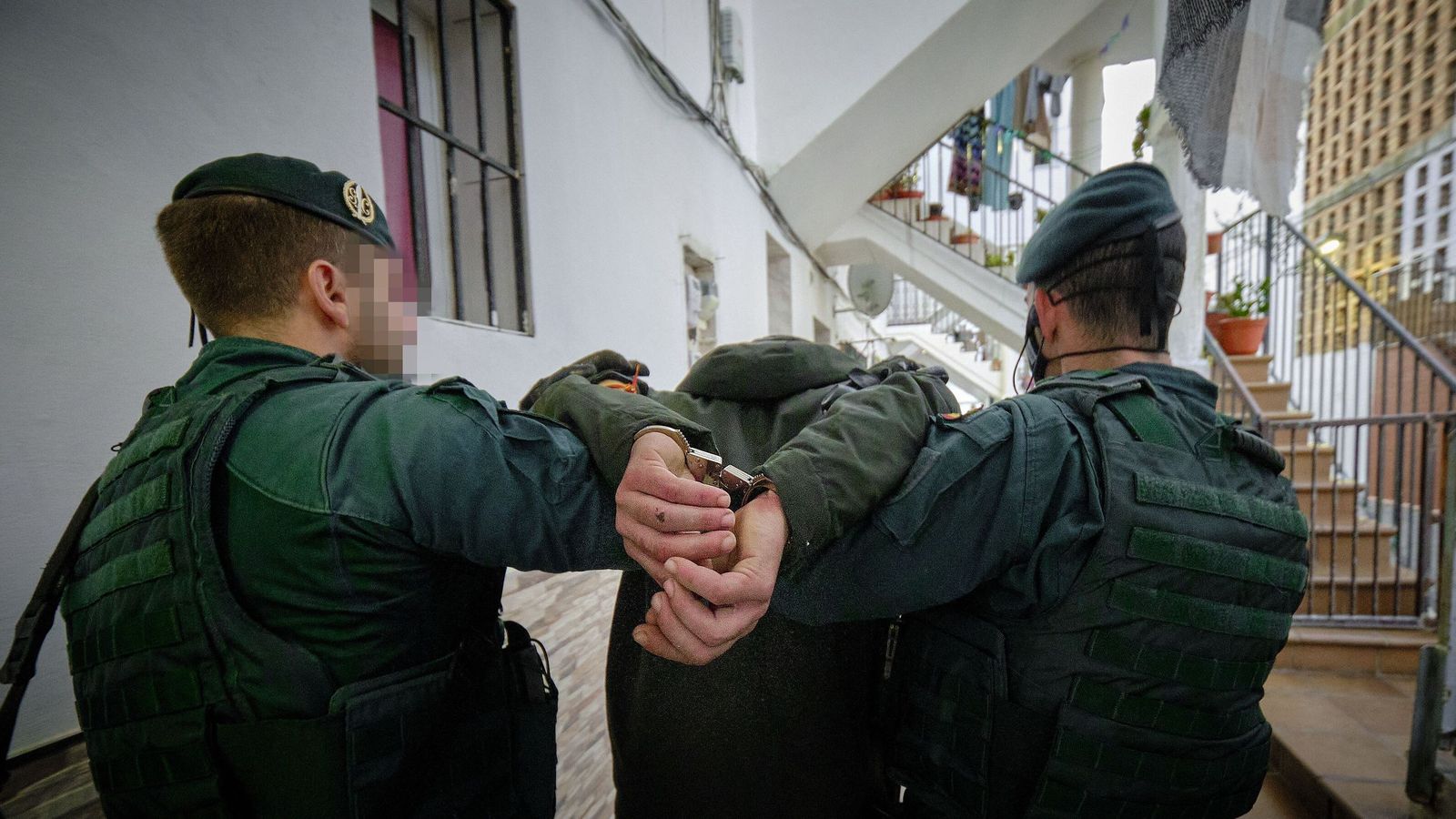 Una detención llevada a cabo por la Guardia Civil en Barbate