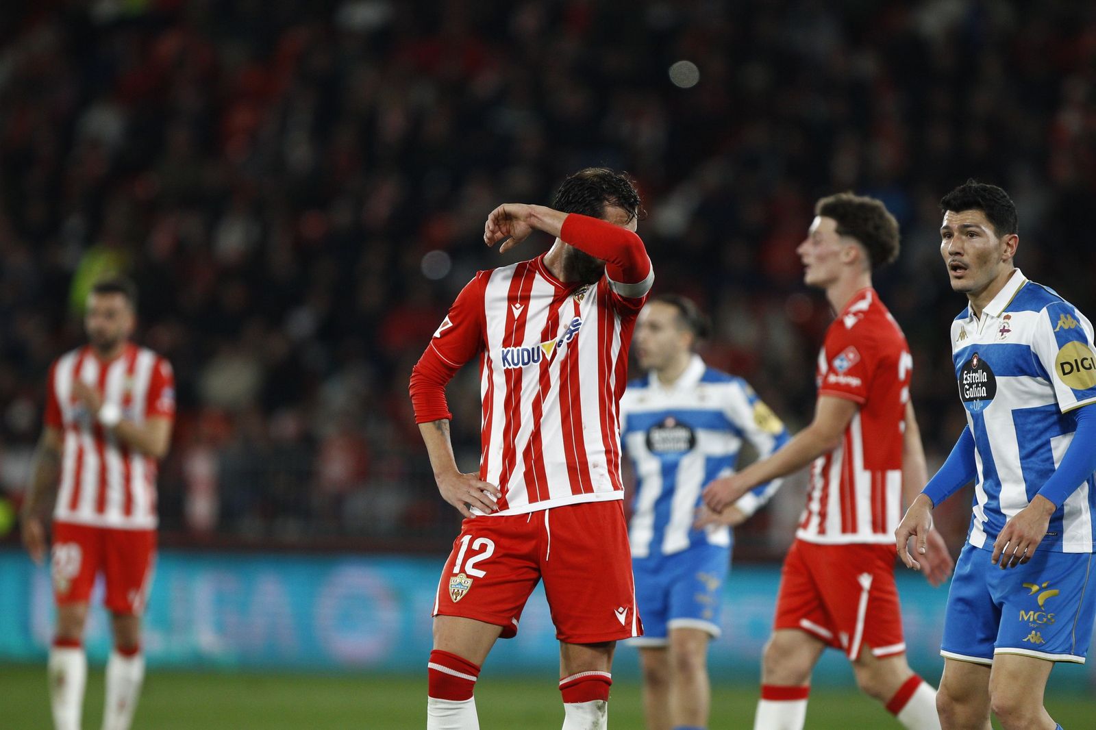 Las fotos del partido U.D. Almería - Deportivo de La Coruña