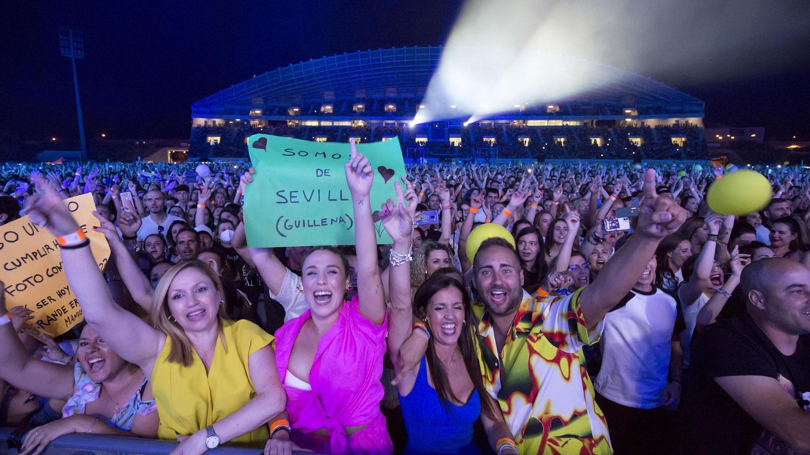 El público llenó el Estadio de Atletismo Ciudad de Málaga.