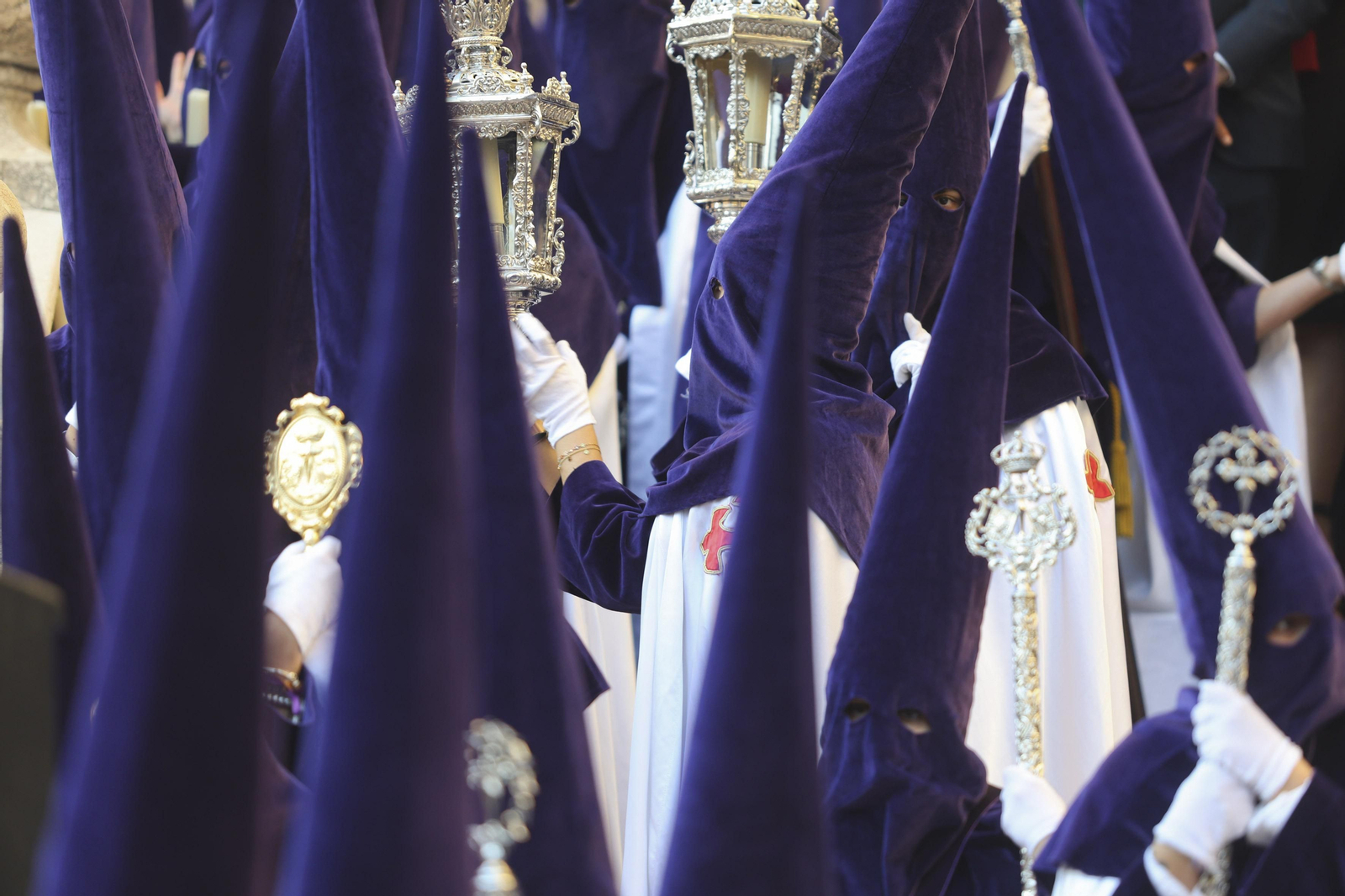 El Rico, en su procesión del Miércoles Santo en Málaga El Rico, en su procesión del Miércoles Santo en Málaga
