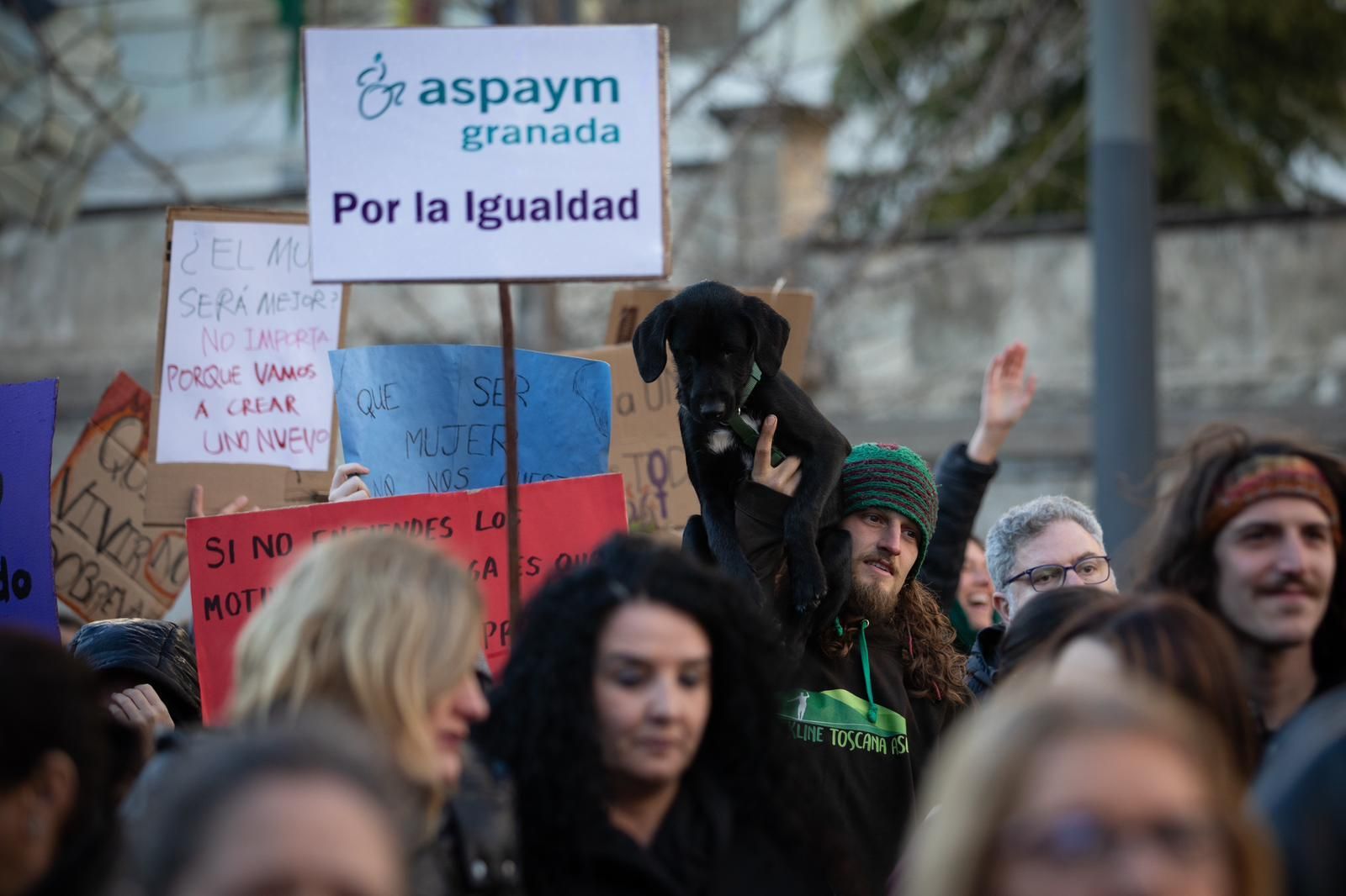 La manifestación del 8M por el Día de la Mujer, en marcha