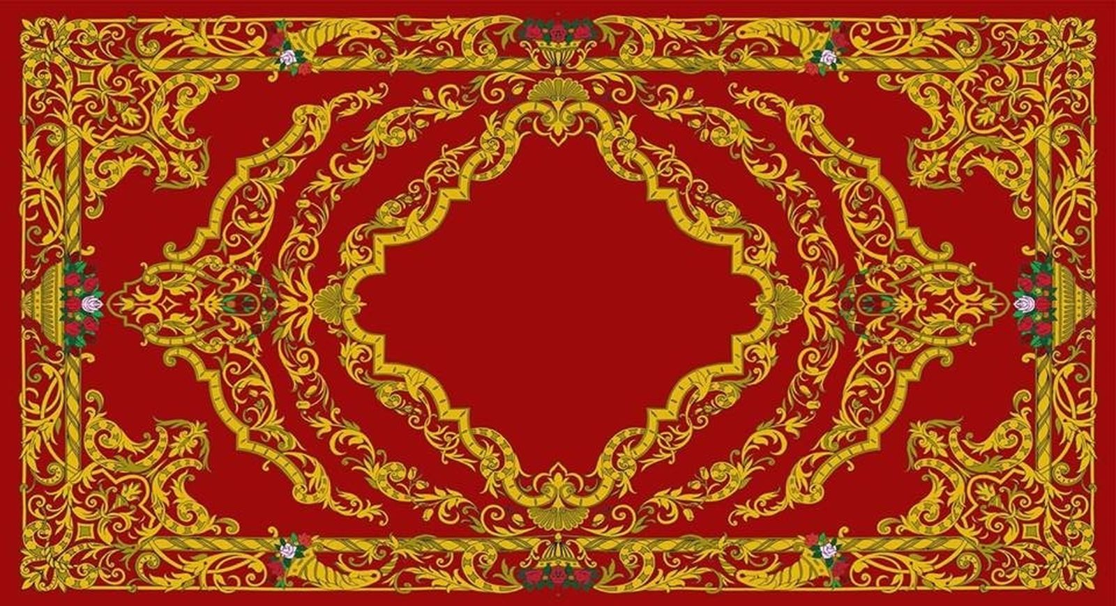 Boceto del techo de palio de la Virgen de la Caridad