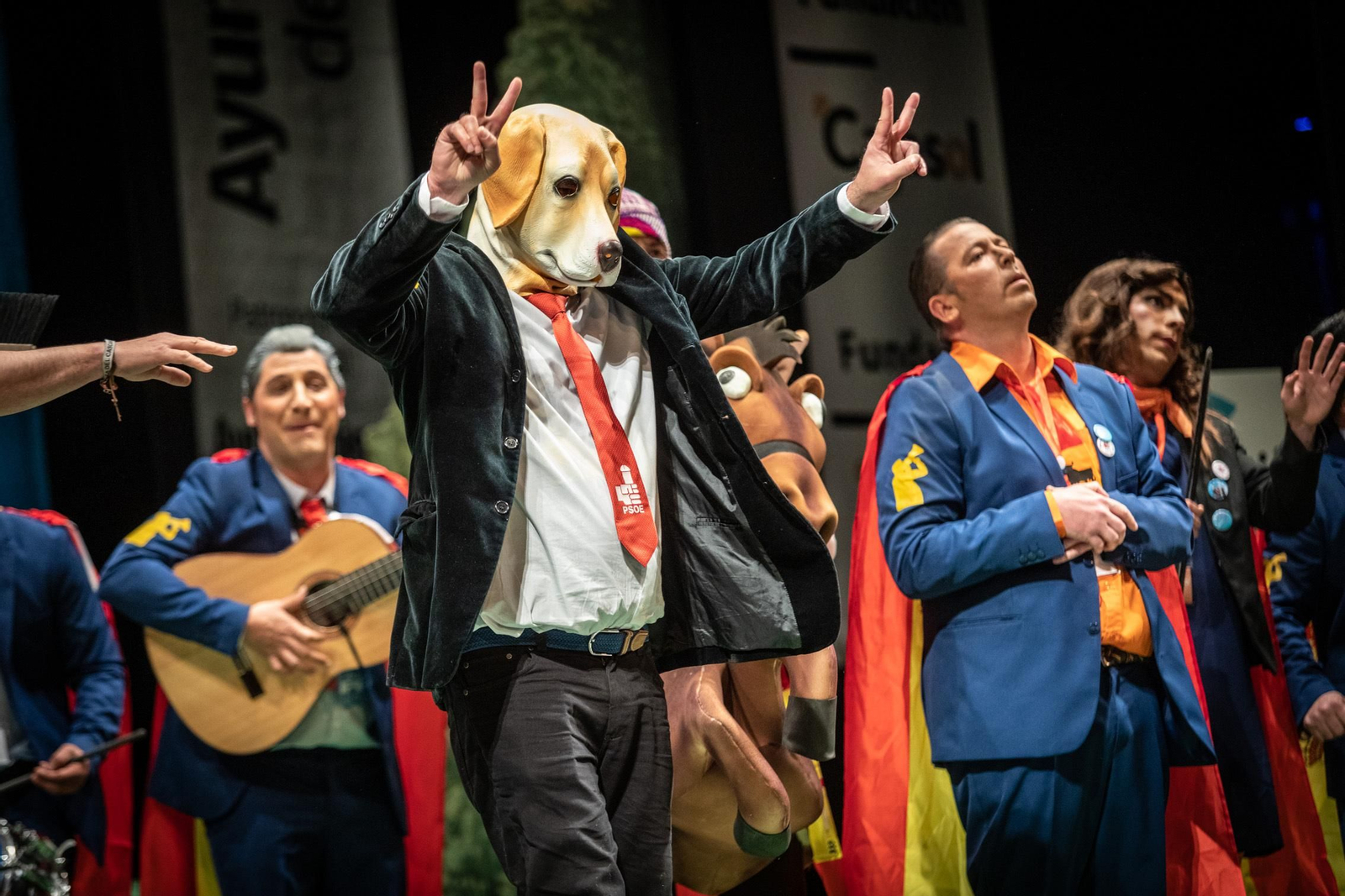 Chirigota 'Un pasito a la izquierda y un pasito a la derecha'