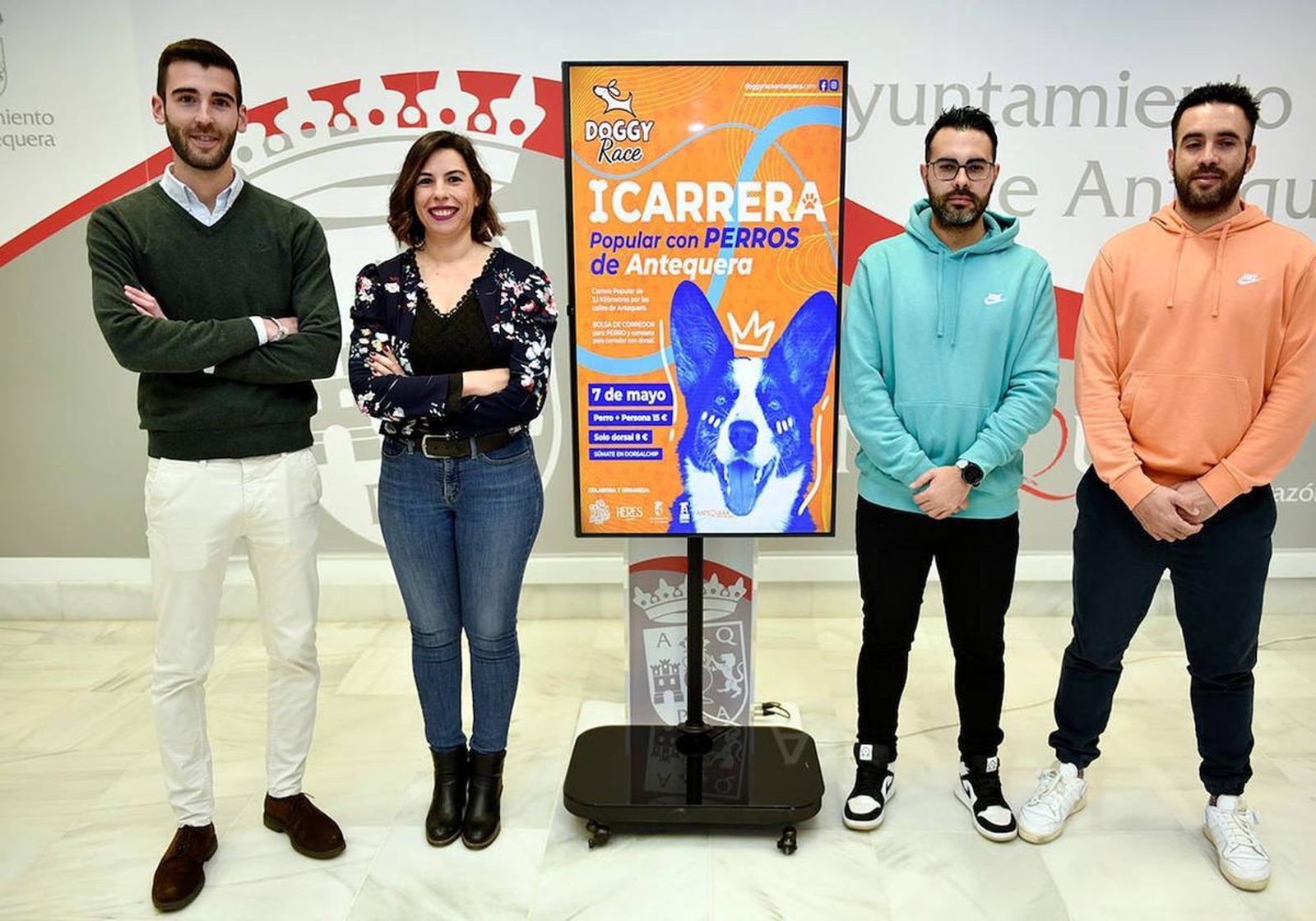 Antequera acoge su primera carrera popular con perros para unir deporte, convivencia y concienciación