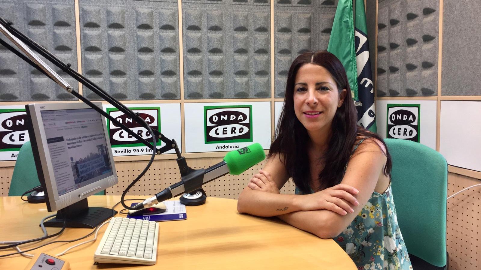 La periodista Elena Manzano, de Onda Cero Sevilla.