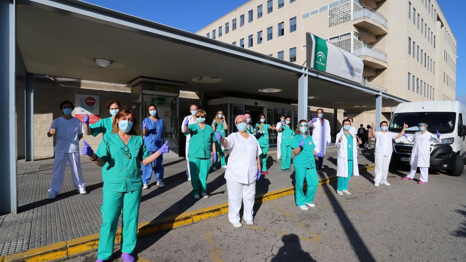 Profesionales de la Unidad de Oncología de Huelva.