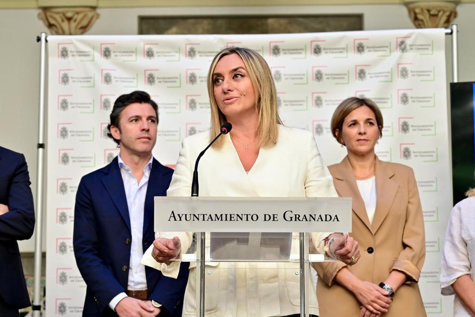 Marifrán Carazo, esta mañana en el balance de sus cien días de Gobierno.