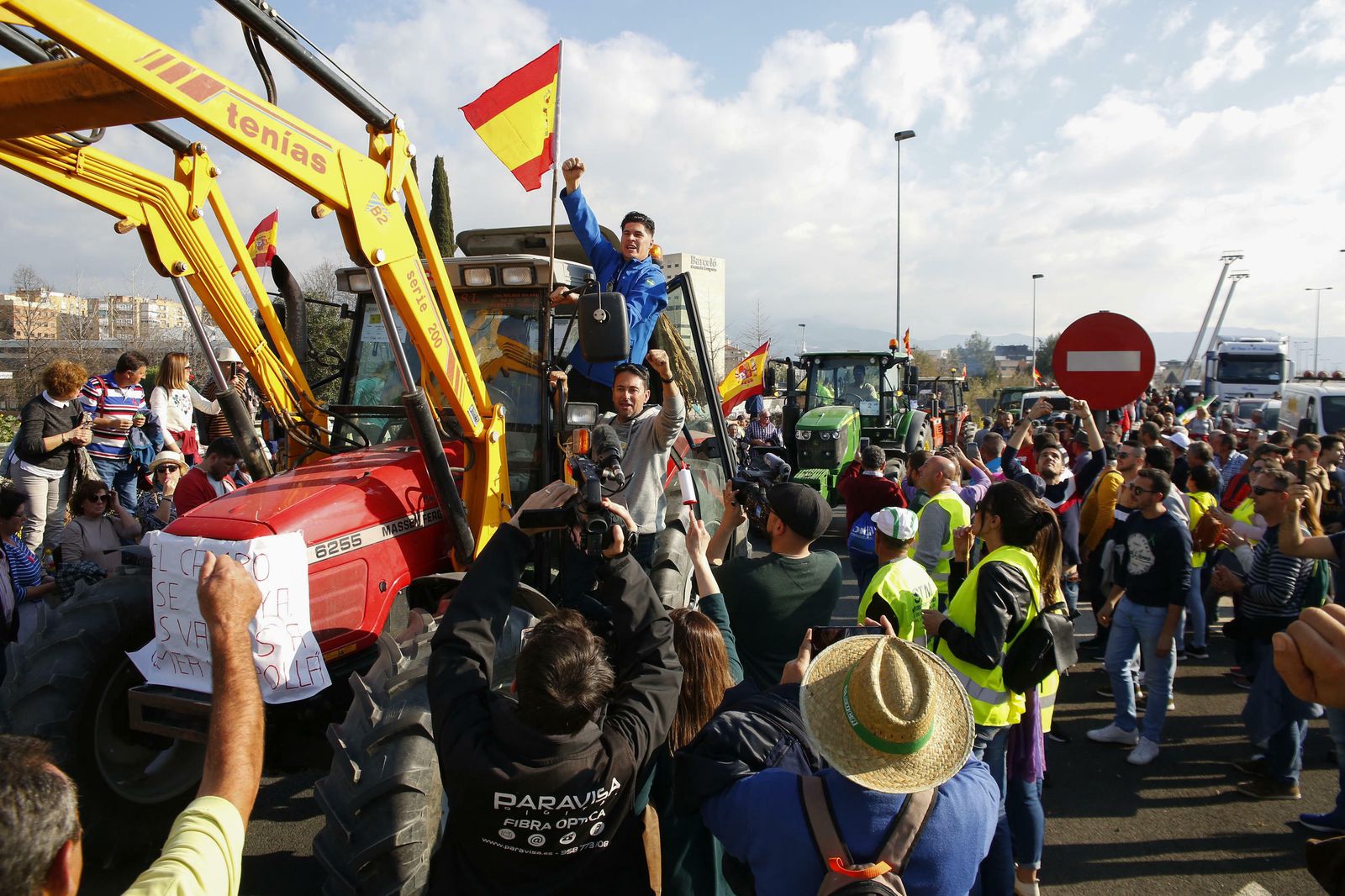 Curiosidades: las mejores fotos de la manifestación del campo en Granada